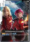 Product image for Unforeseen Incident