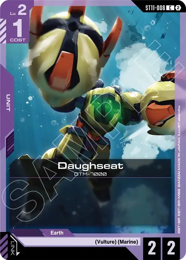 Daughseat — Starter Deck 11: Aquatic Assault — Gundam Card Game