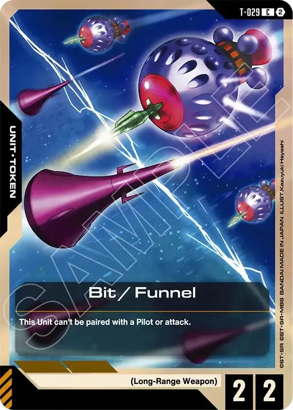 Bit / Funnel (T-029) Token — Starter Deck 13: Silent Barrage — Gundam Card Game