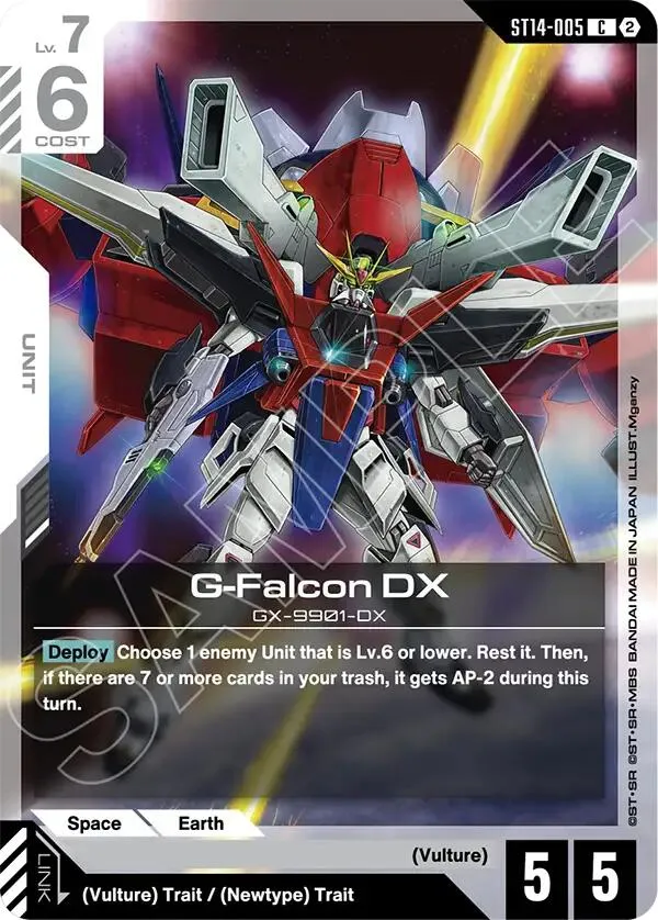 G-Falcon DX — Starter Deck 14: Heavy Dominion — Gundam Card Game