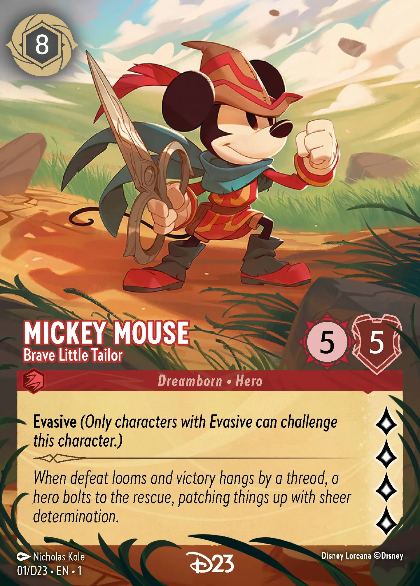 Mickey Mouse - Brave petit tailleur — D23 Expo 2024 Collector's Set — Lorcana