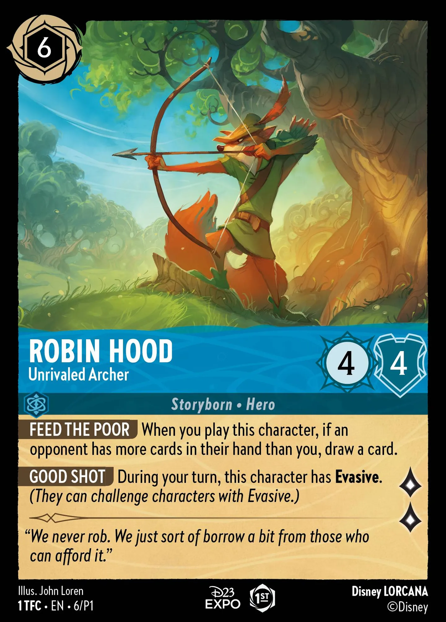 Robin des Bois - Archer sans égal — Promos - Year 1 — Lorcana
