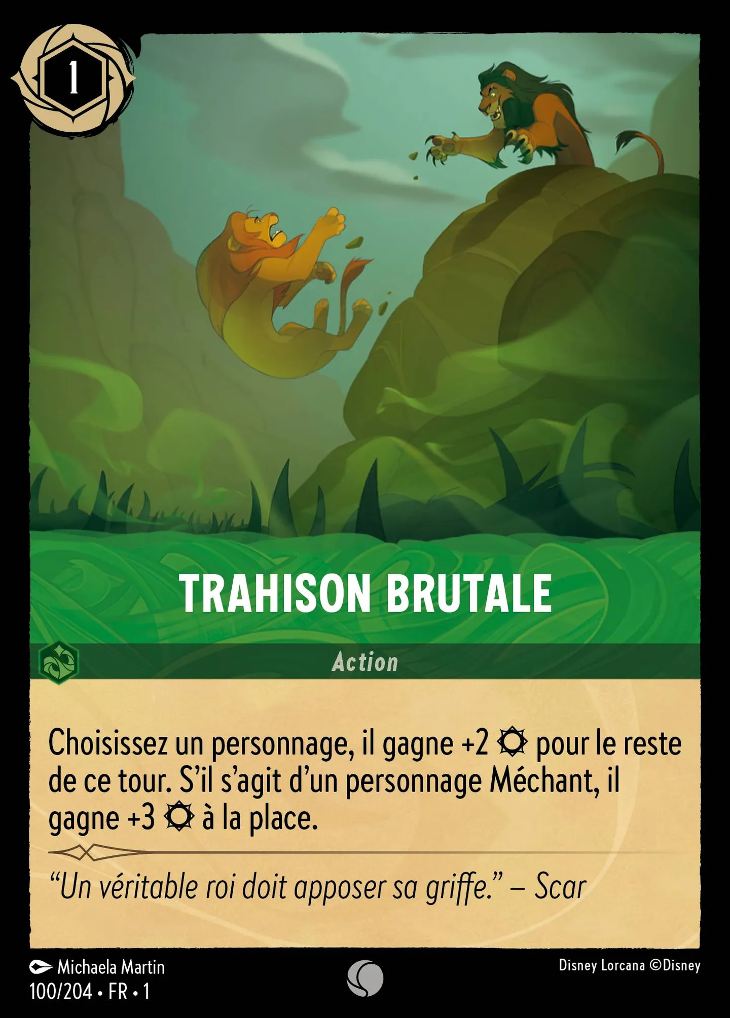 Trahison brutale — The First Chapter — Lorcana