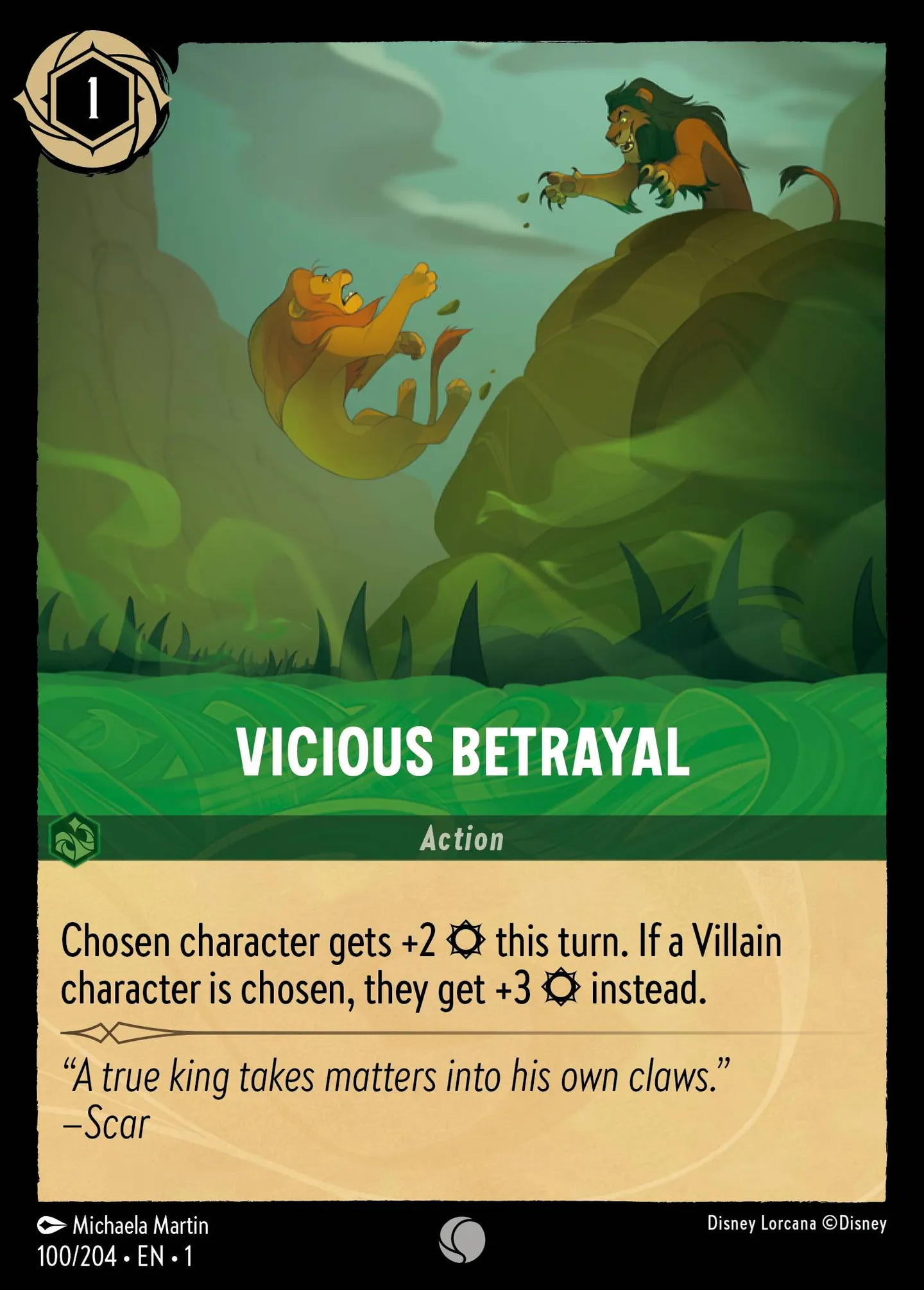 Vicious Betrayal — The First Chapter — Lorcana