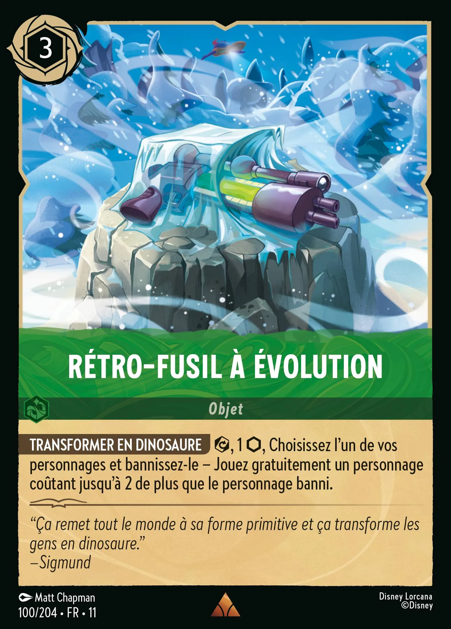 Rétro-fusil à évolution — Winterspell — Lorcana