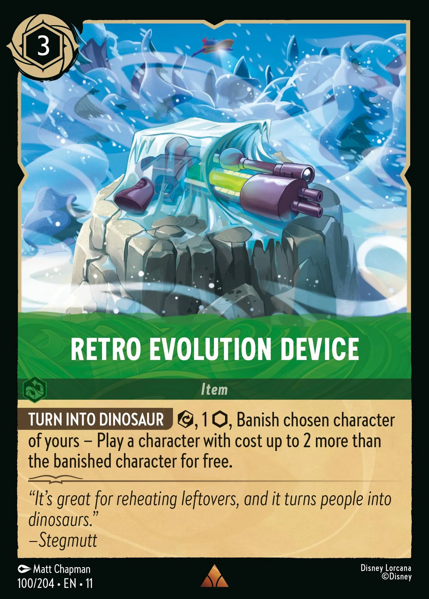 Retro Evolution Device — Winterspell — Lorcana
