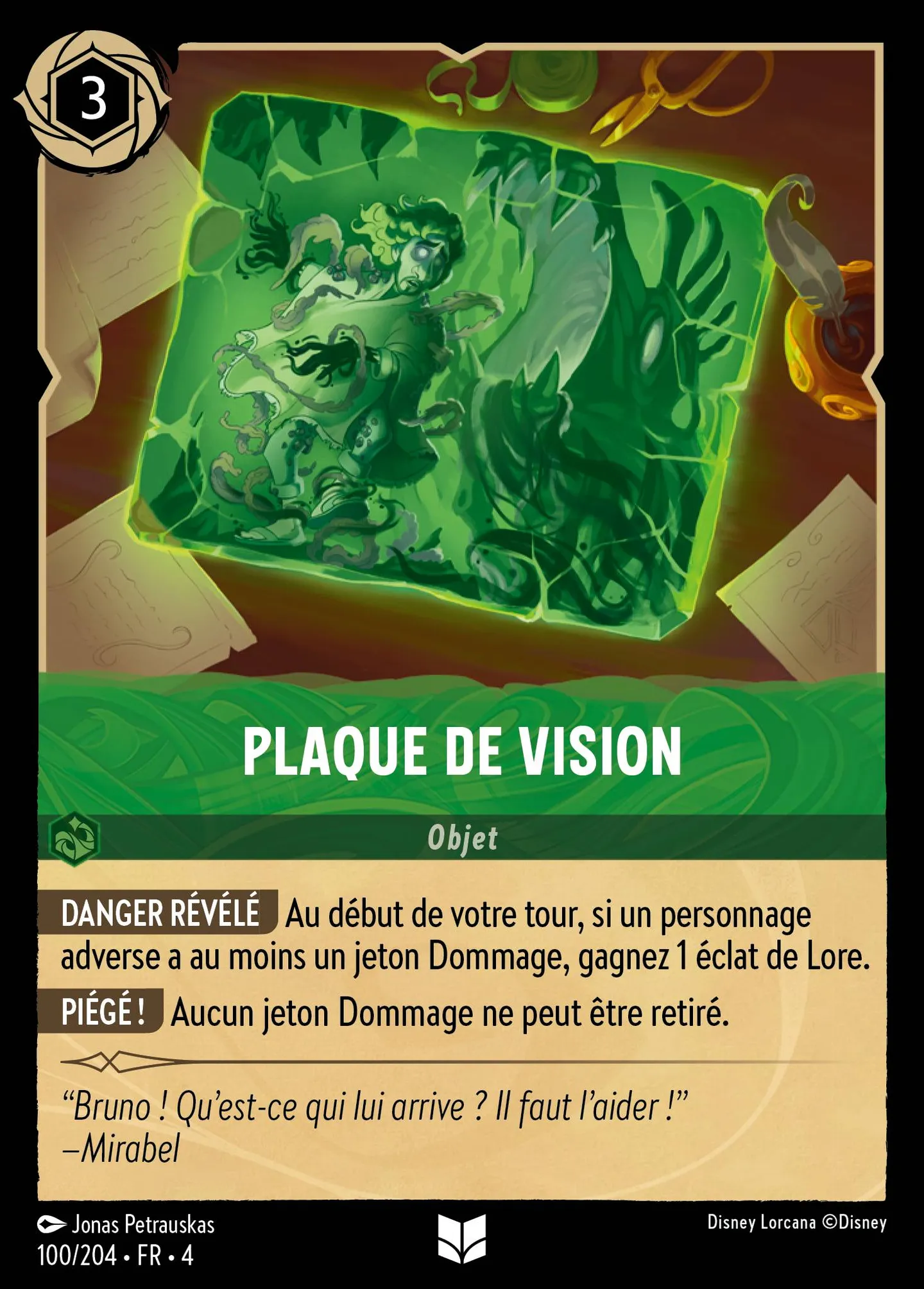 Plaque de vision — Ursula's Return — Lorcana