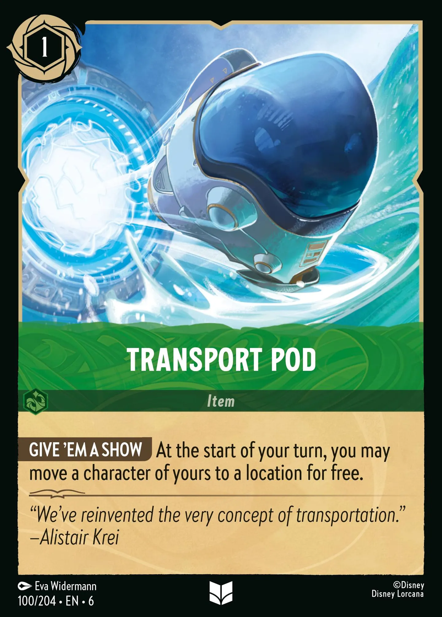 Module de transport — Azurite Sea — Lorcana