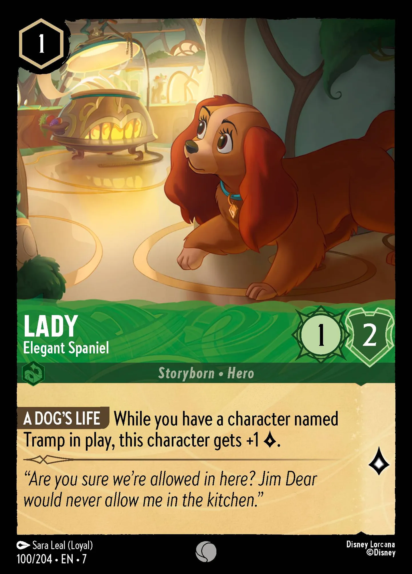 Lady - Elegant Spaniel — Archazia's Island — Lorcana