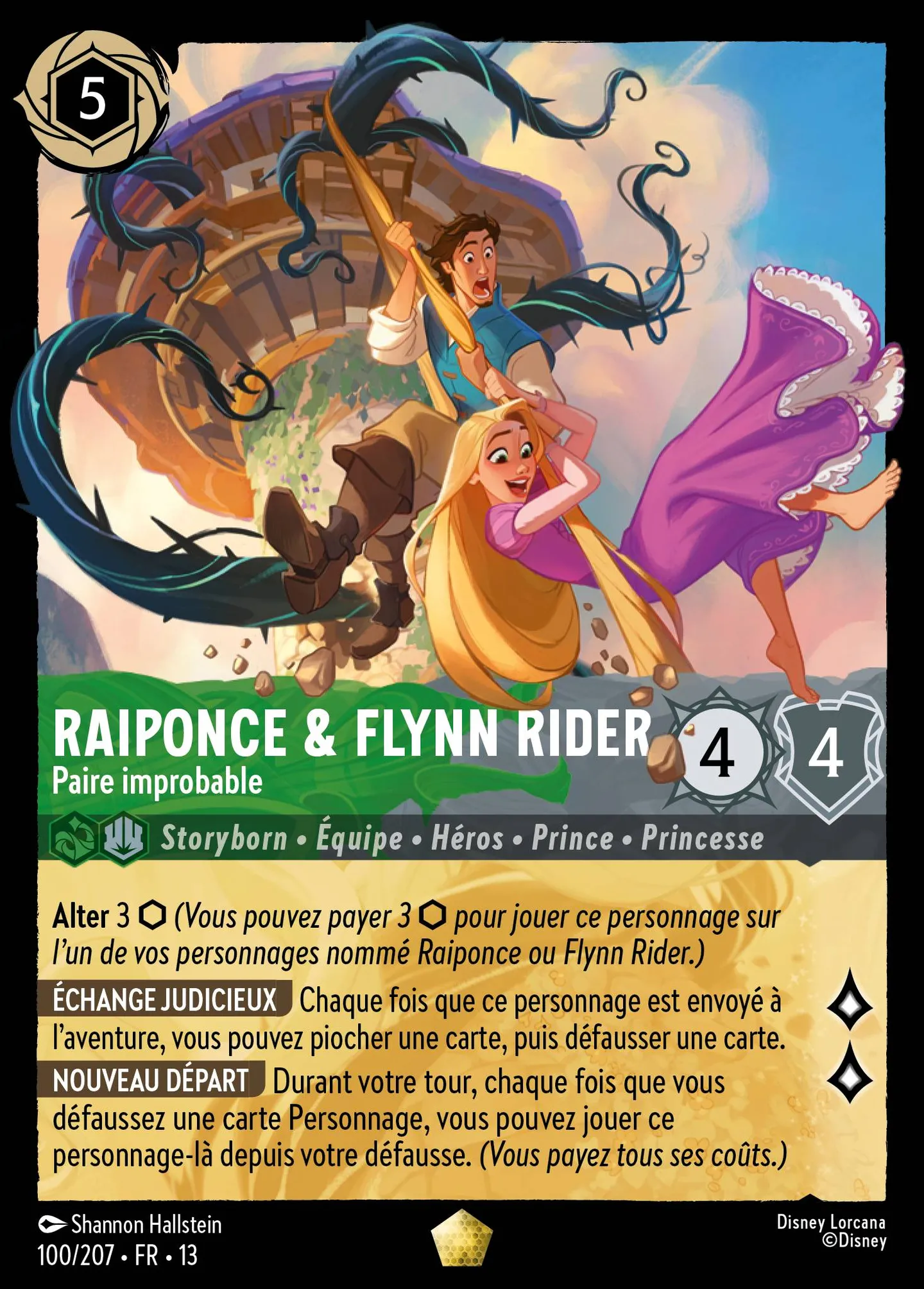 Raiponce & Flynn Rider - Paire improbable — Attack of the Vine! — Lorcana