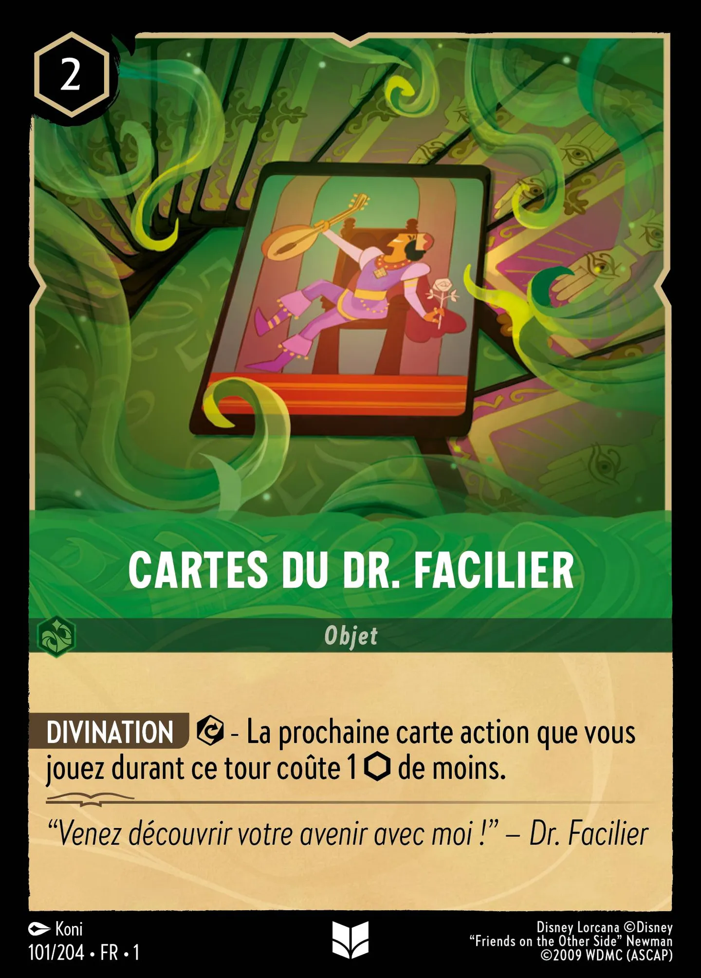 Cartes du Dr. Facilier — The First Chapter — Lorcana