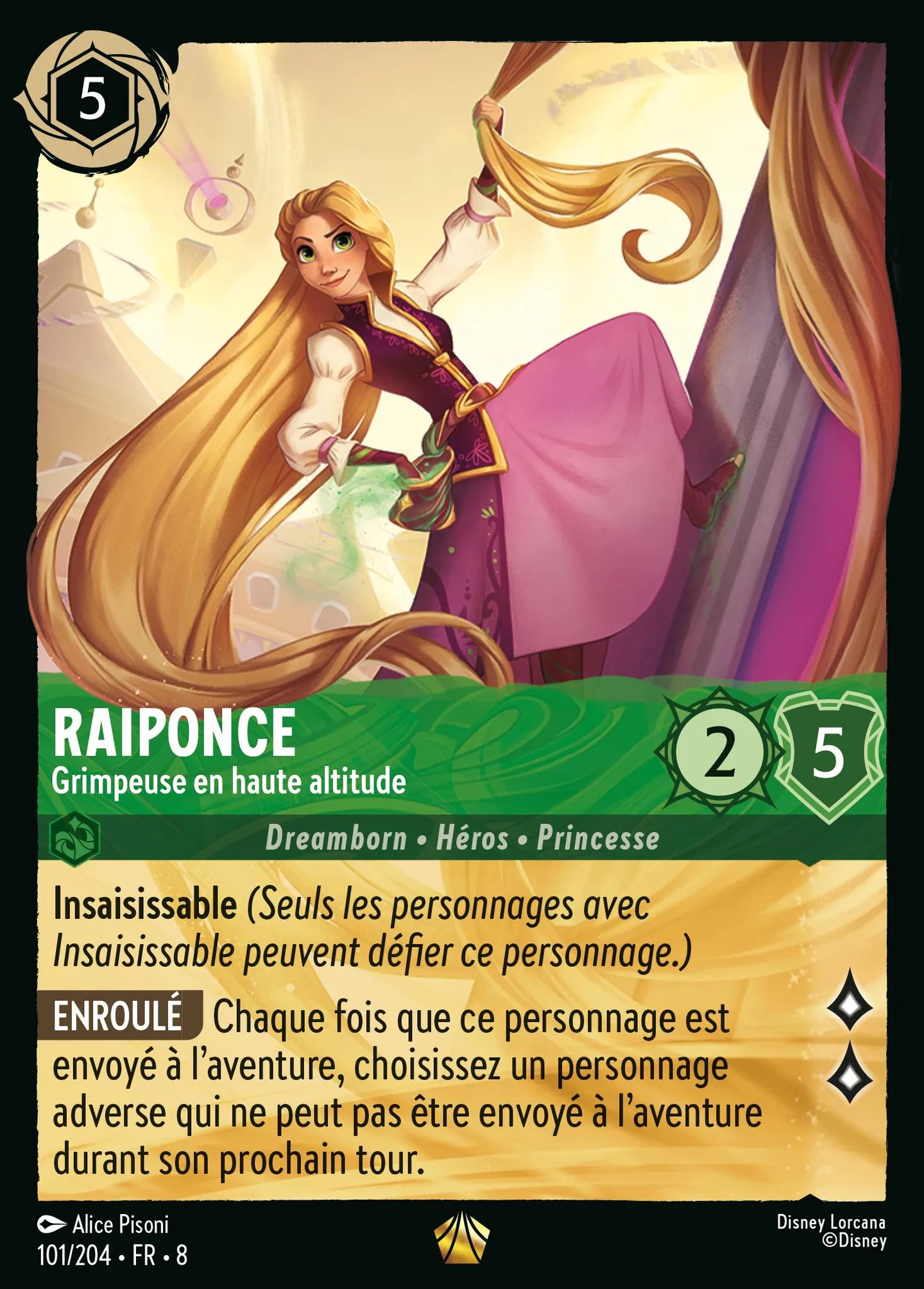 Raiponce - Grimpeuse en haute altitude — The Reign of Jafar — Lorcana