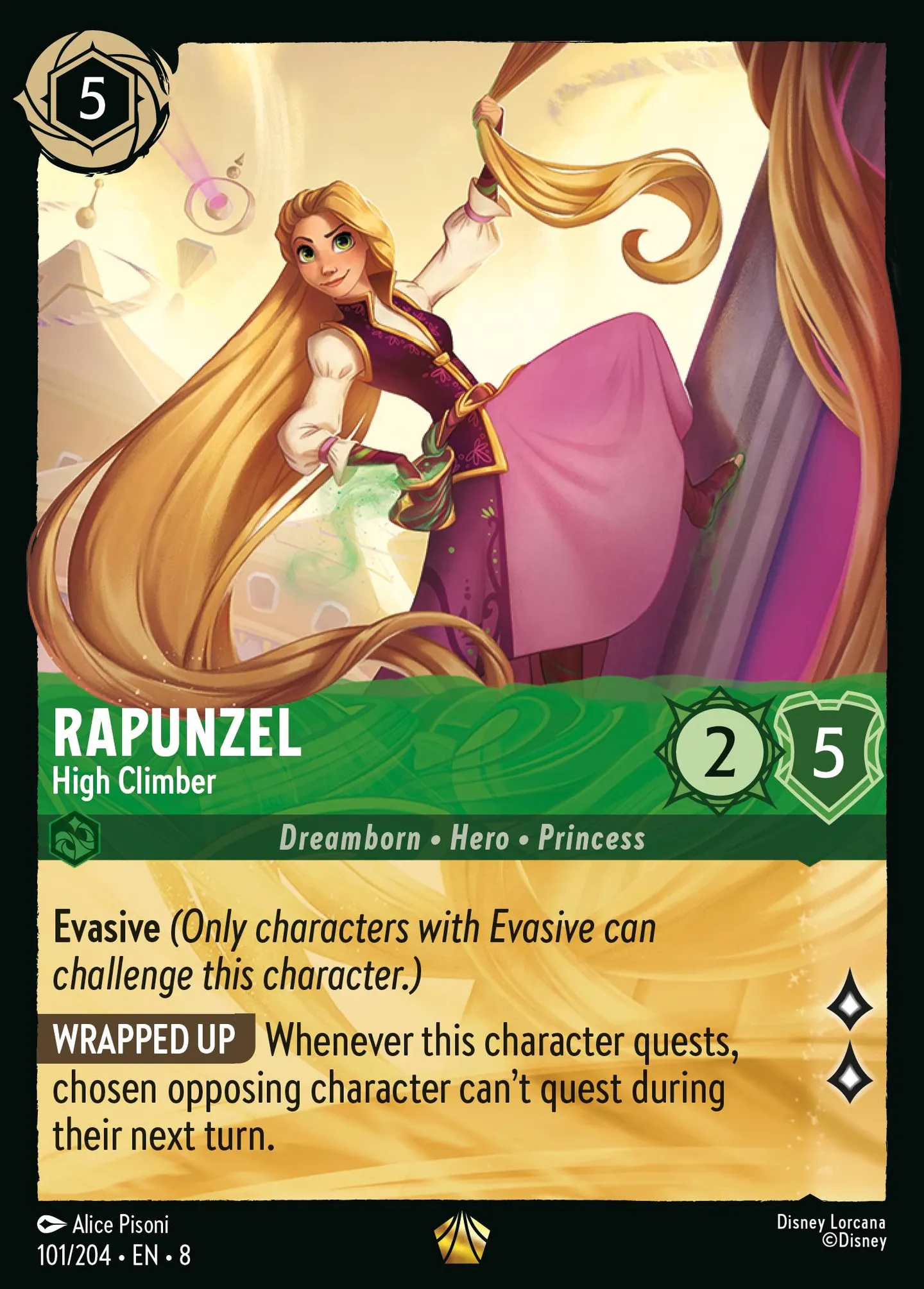Rapunzel - High Climber — The Reign of Jafar — Lorcana