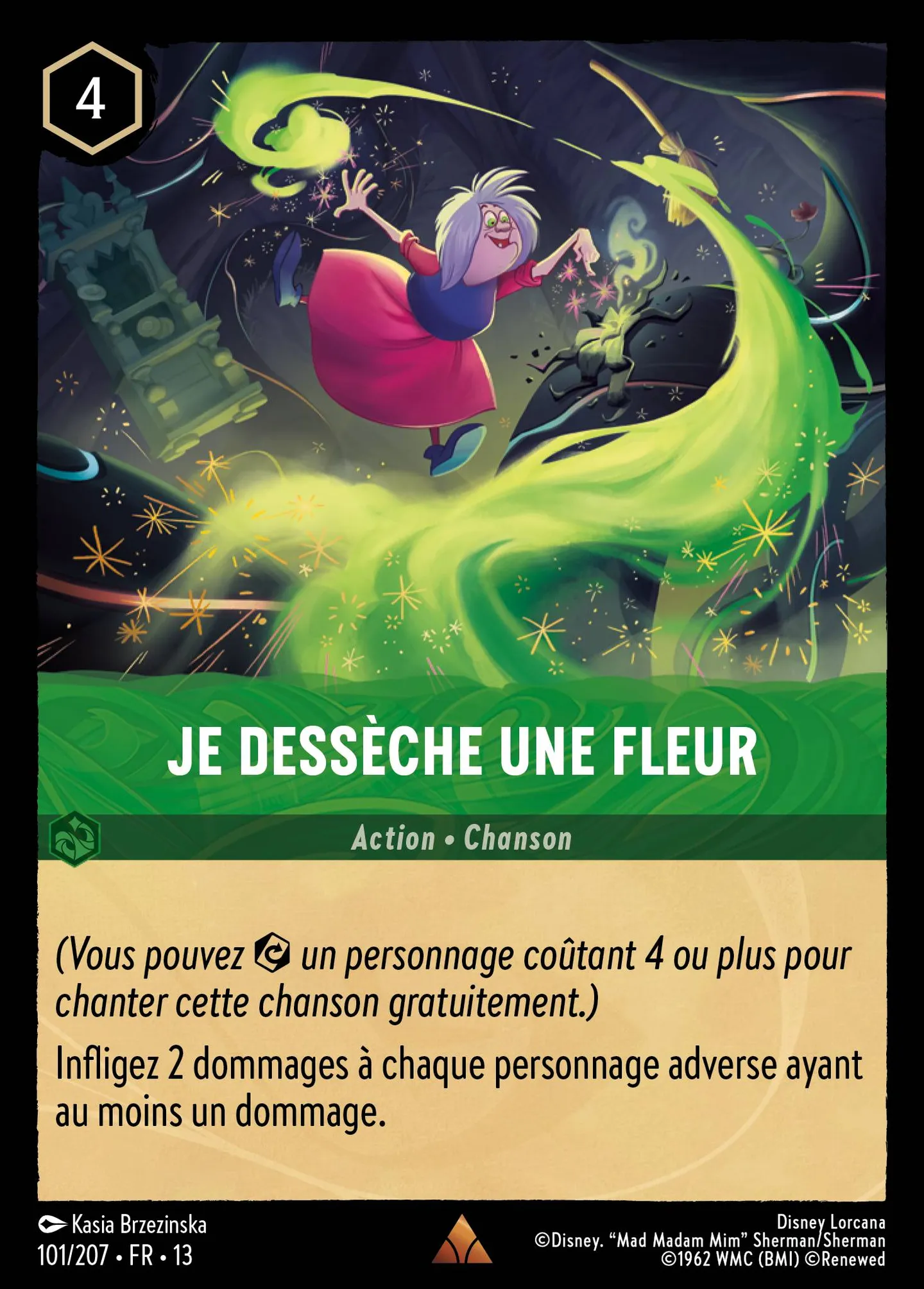 Je dessèche une fleur — Attack of the Vine! — Lorcana