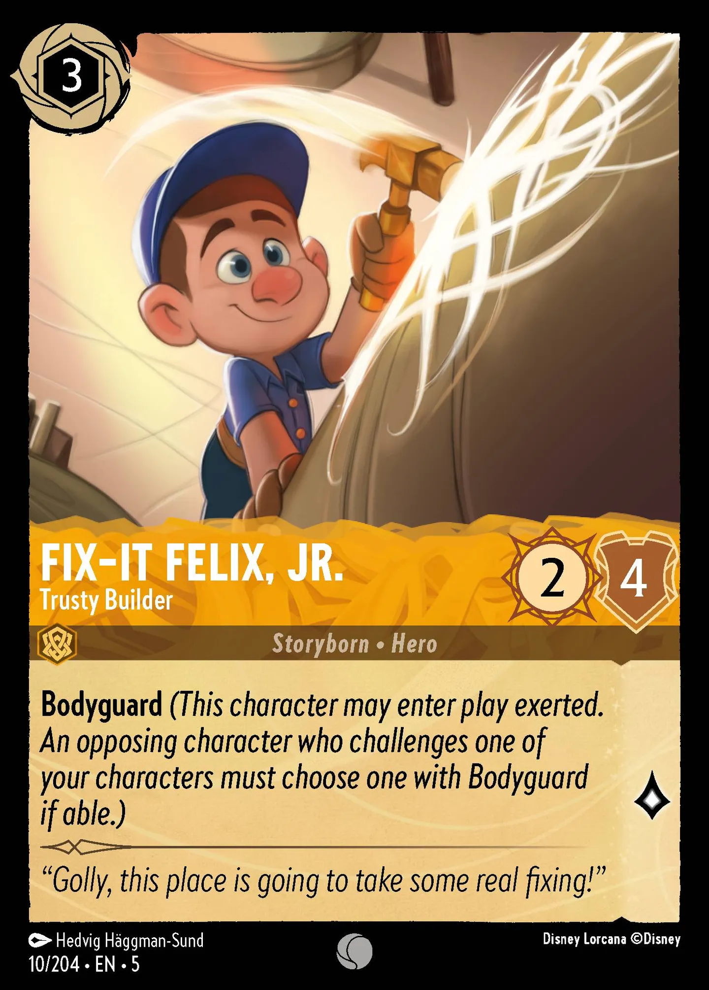 Fix-It Felix, Jr. - Trusty Builder — Shimmering Skies — Lorcana