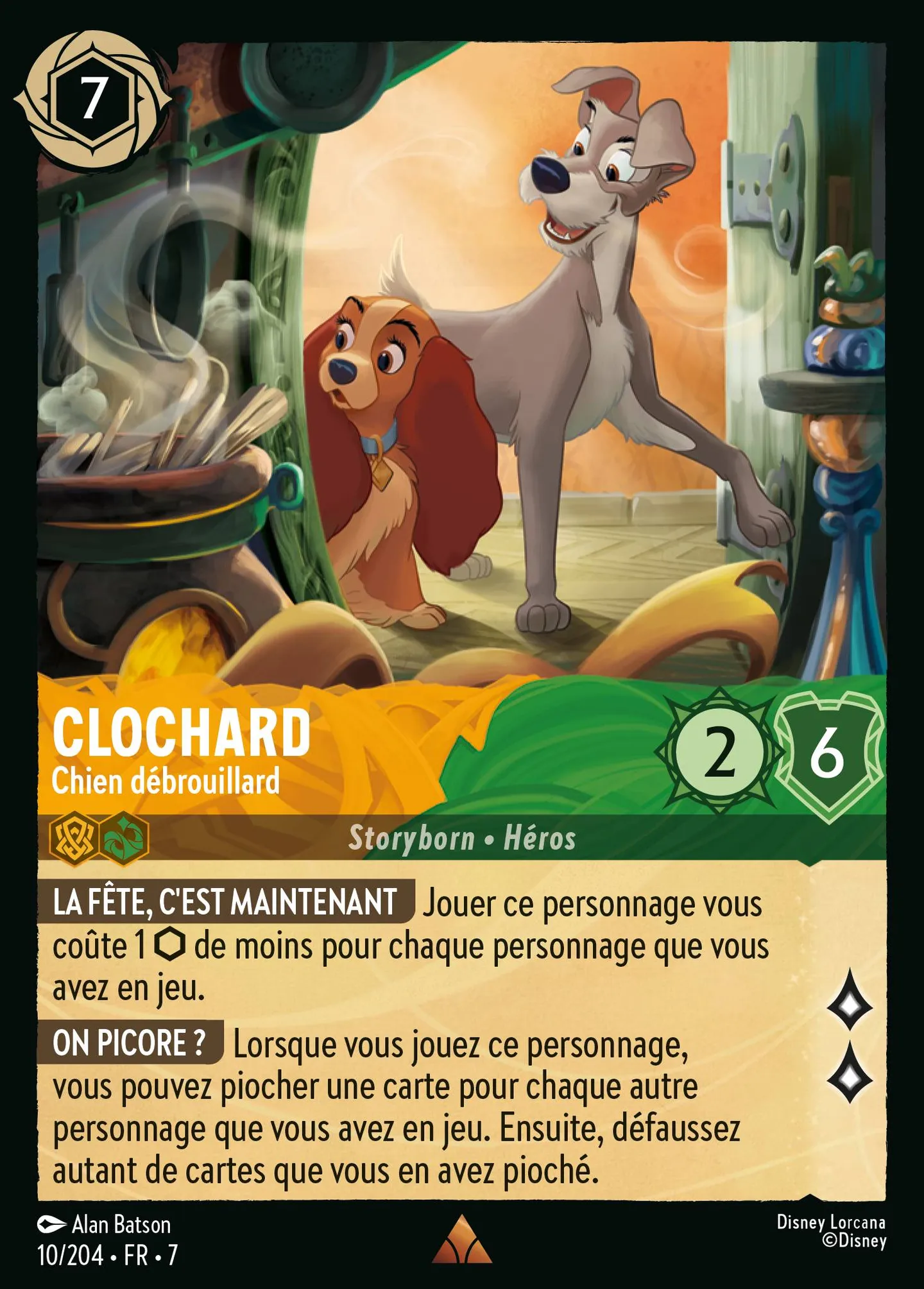 Clochard - Chien débrouillard — Archazia's Island — Lorcana