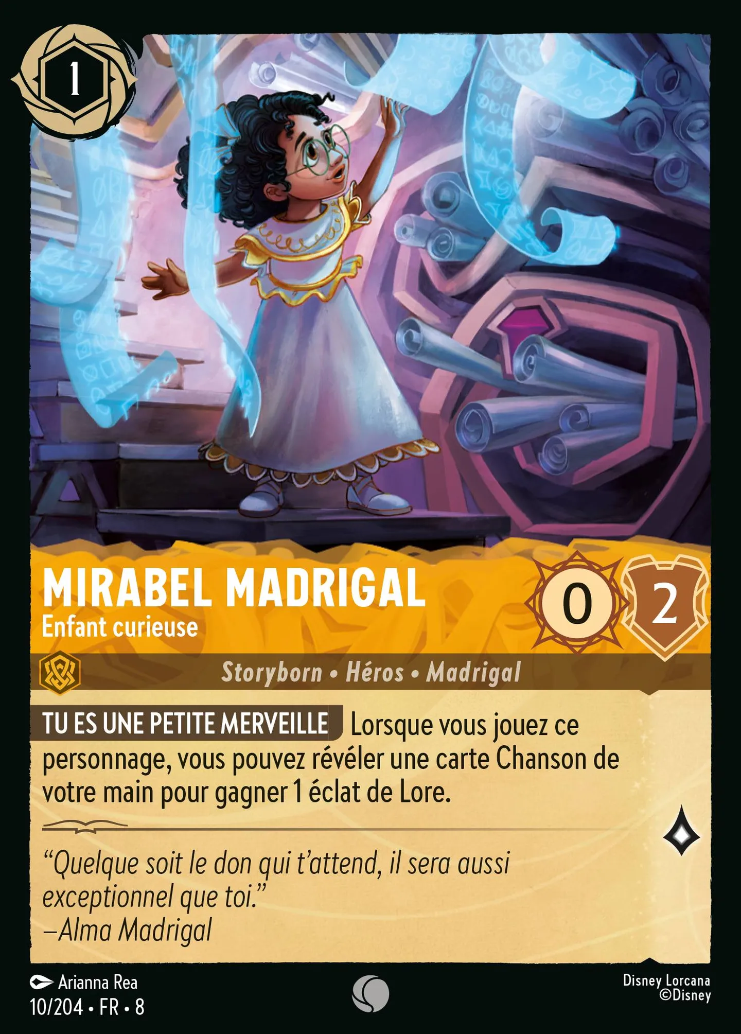 Mirabel Madrigal - Enfant curieuse — The Reign of Jafar — Lorcana
