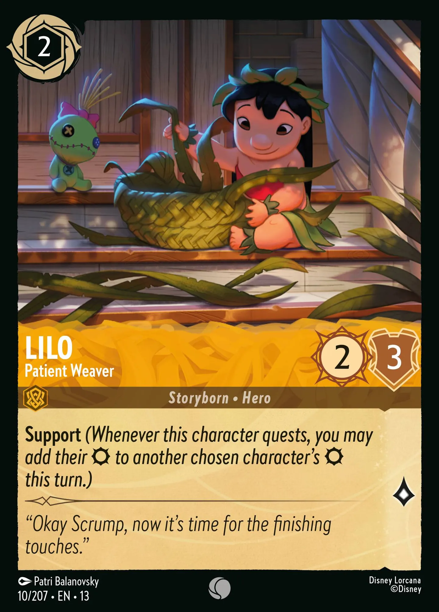 Lilo - Tisseuse patiente — Attack of the Vine! — Lorcana