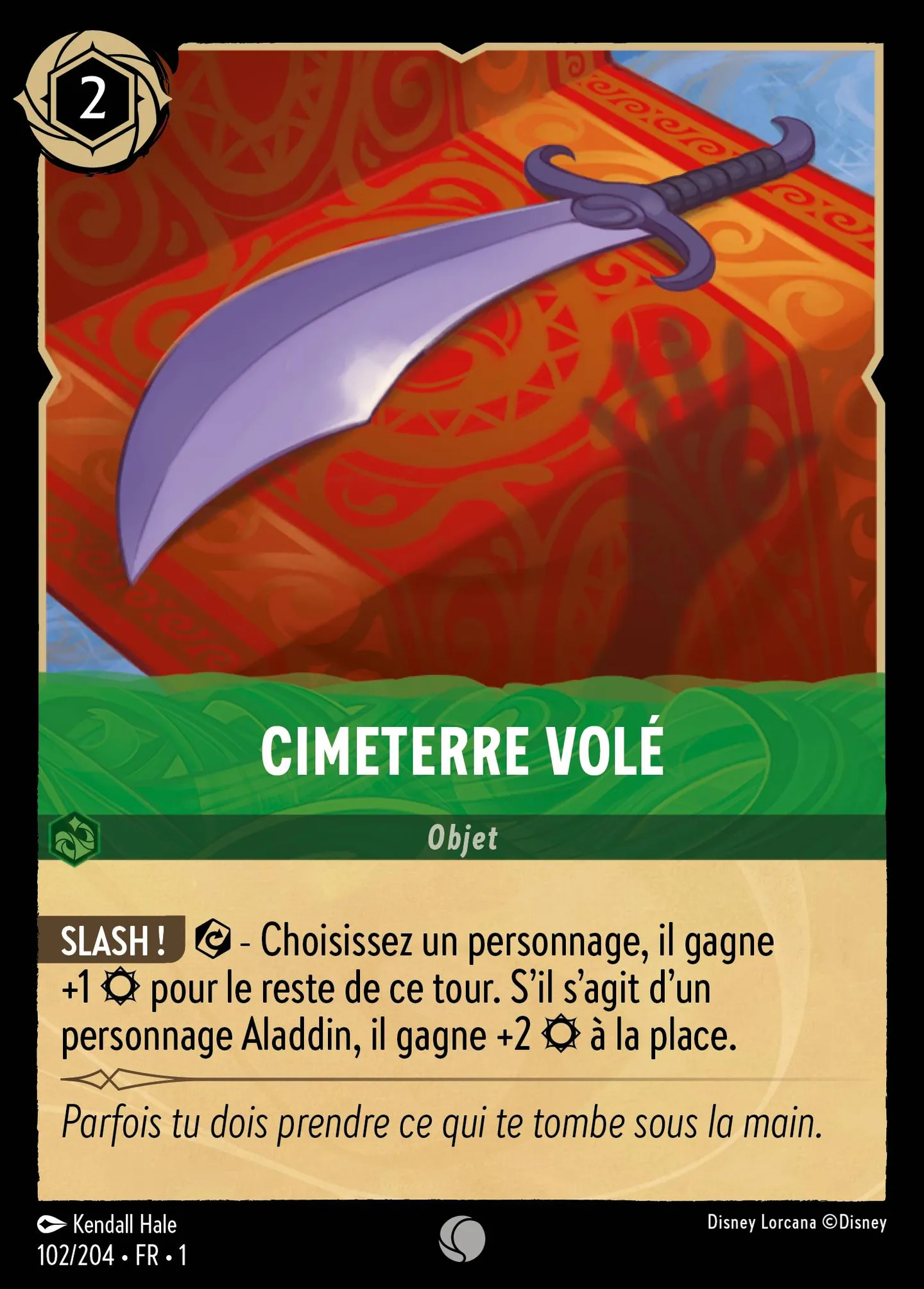 Cimeterre volé — The First Chapter — Lorcana