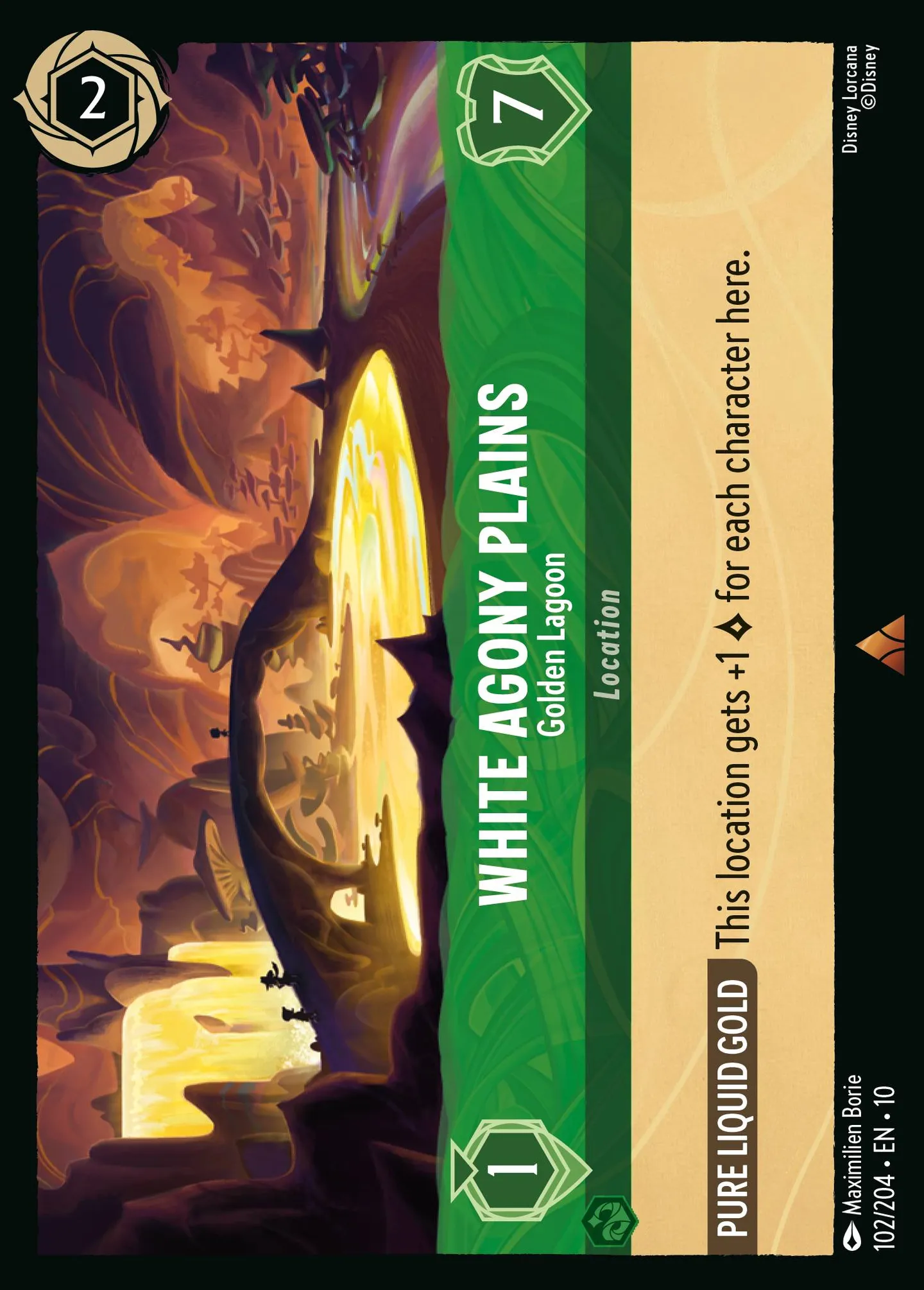 White Agony Plains - Golden Lagoon — Whispers in the Well — Lorcana