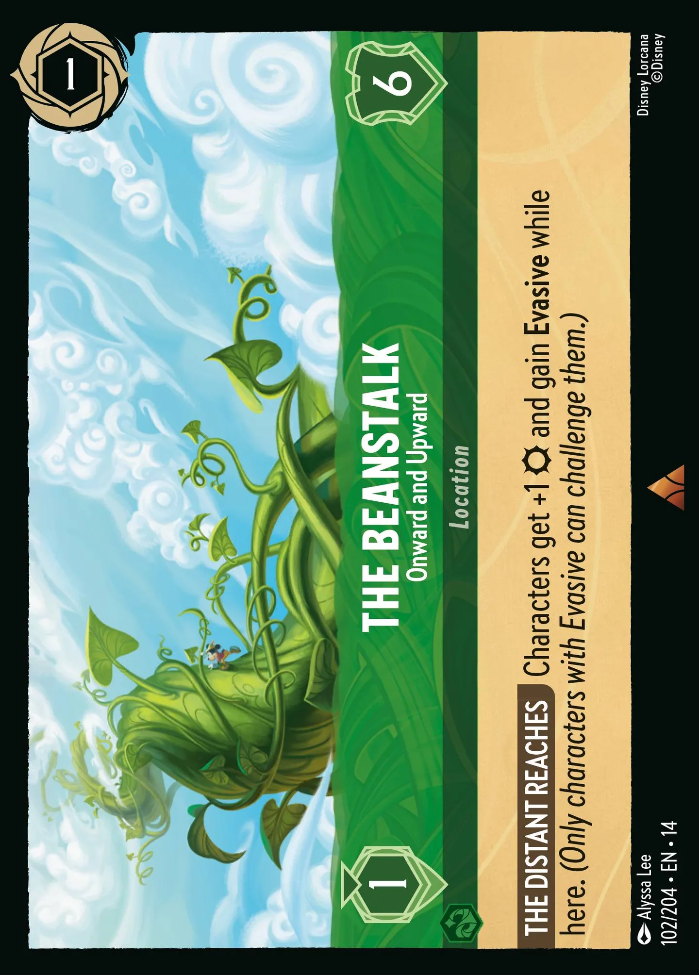 The Beanstalk - Onward and Upward — Hyperia City — Lorcana