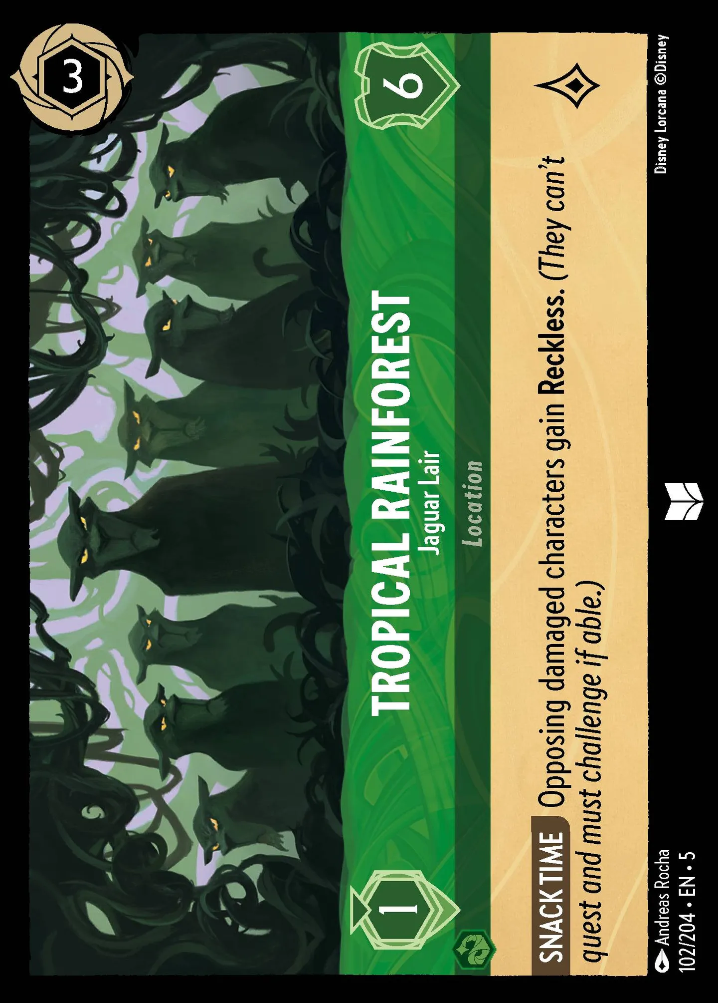 Forêt tropicale - Repaire des jaguars — Shimmering Skies — Lorcana