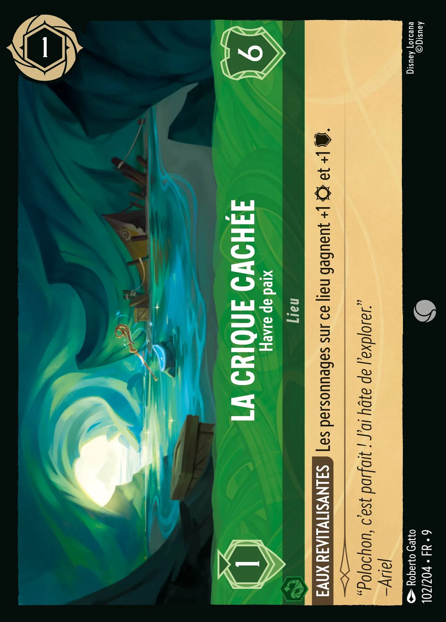 La crique cachée - Havre de paix — Fabled — Lorcana