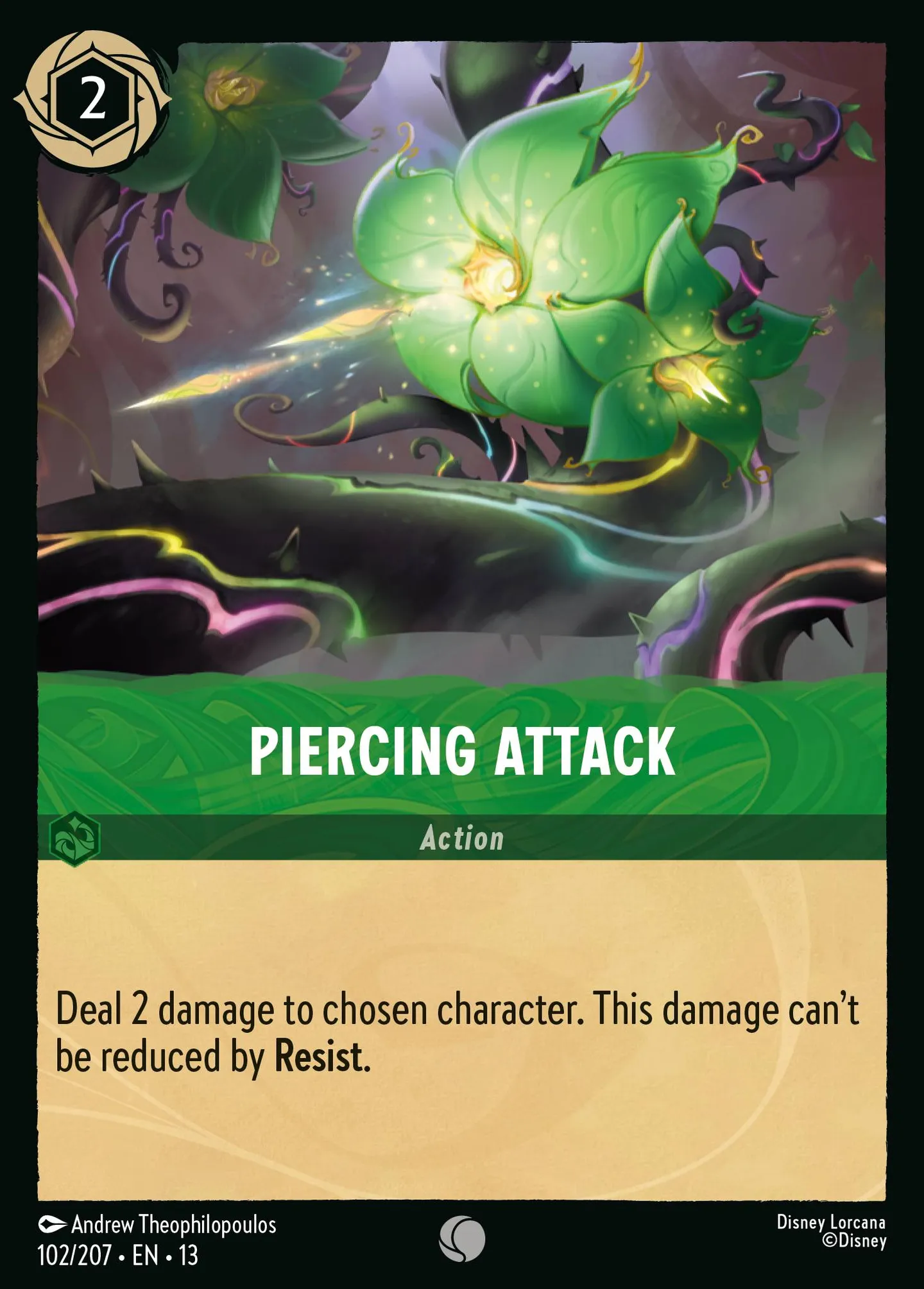 Piercing Attack — Attack of the Vine! — Lorcana