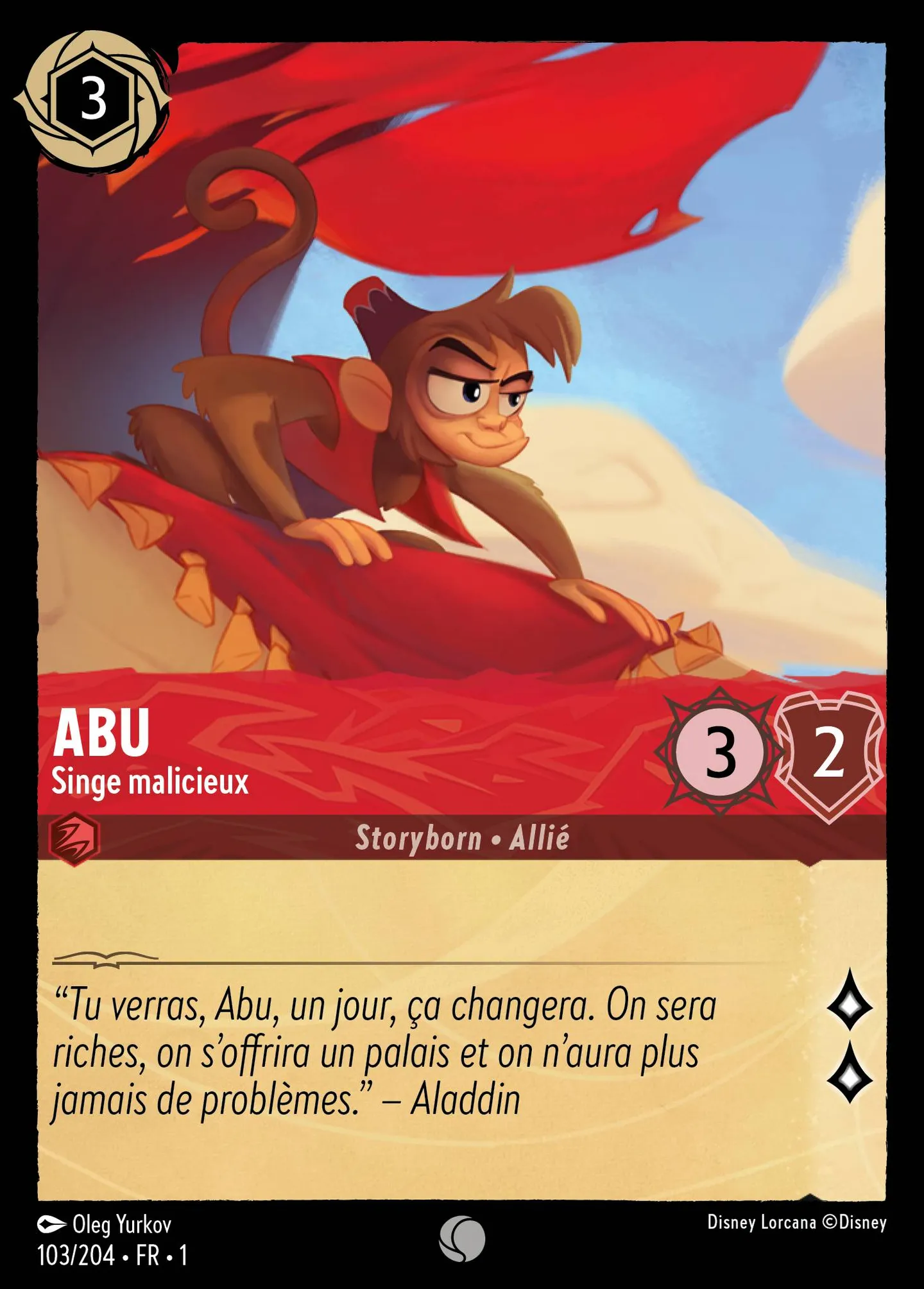 Abu - Singe malicieux — The First Chapter — Lorcana