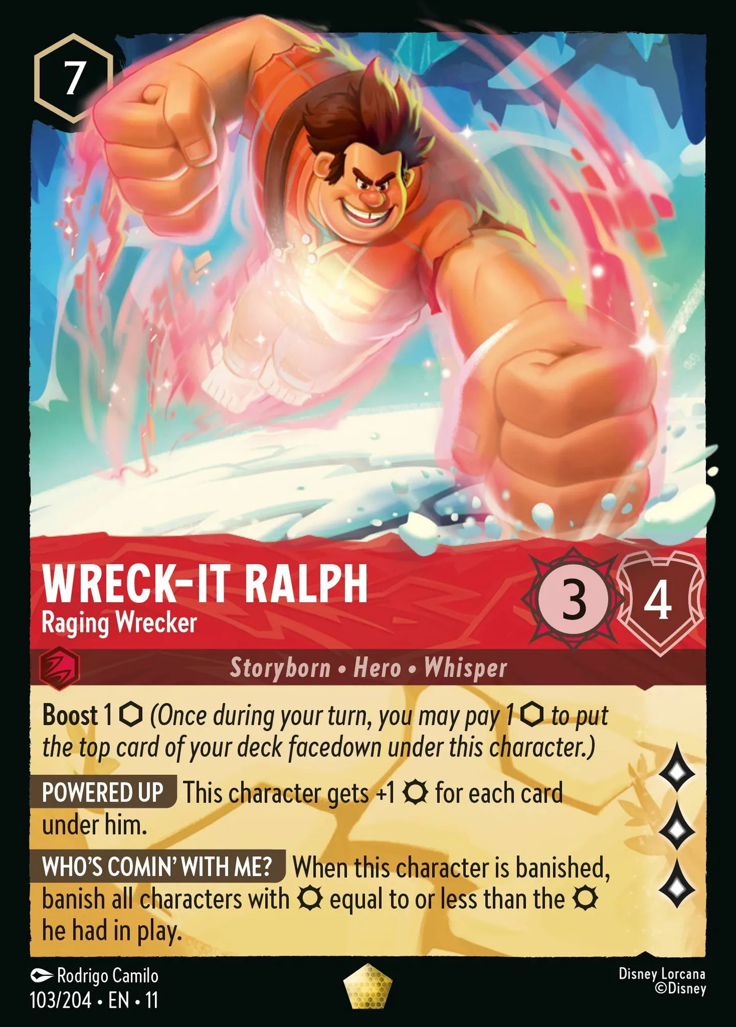 Wreck-It Ralph - Raging Wrecker — Winterspell — Lorcana