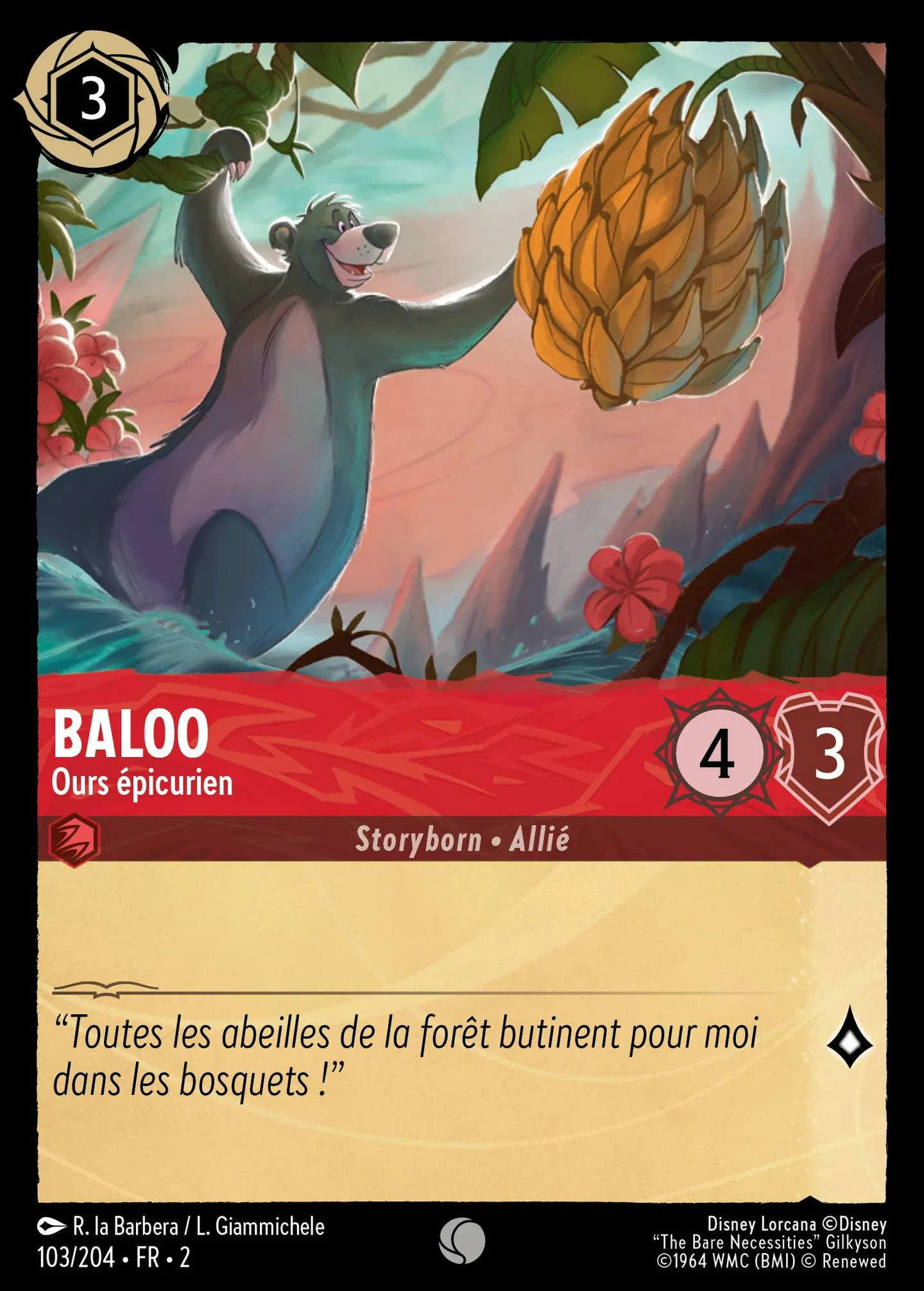 Baloo - Ours épicurien — Rise of the Floodborn — Lorcana