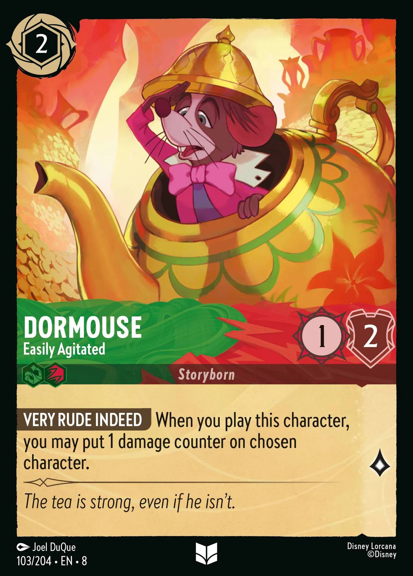 Dormouse - Easily Agitated — The Reign of Jafar — Lorcana