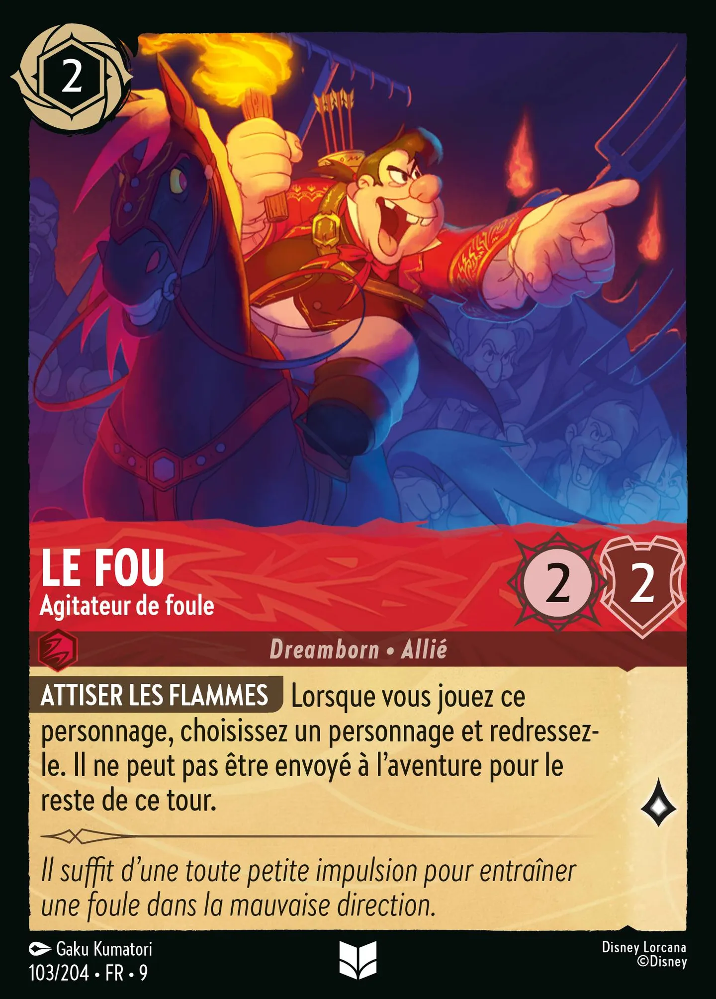Le Fou - Agitateur de foule — Fabled — Lorcana
