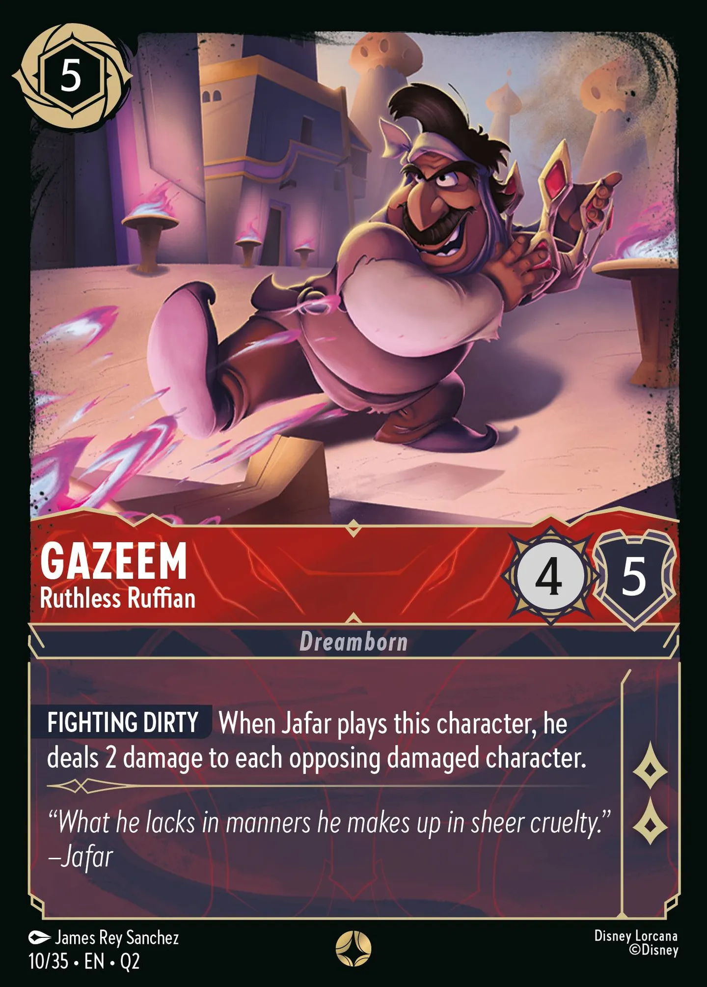 Gazeem - Ruthless Ruffian — Illumineer's Quest: Palace Heist — Lorcana