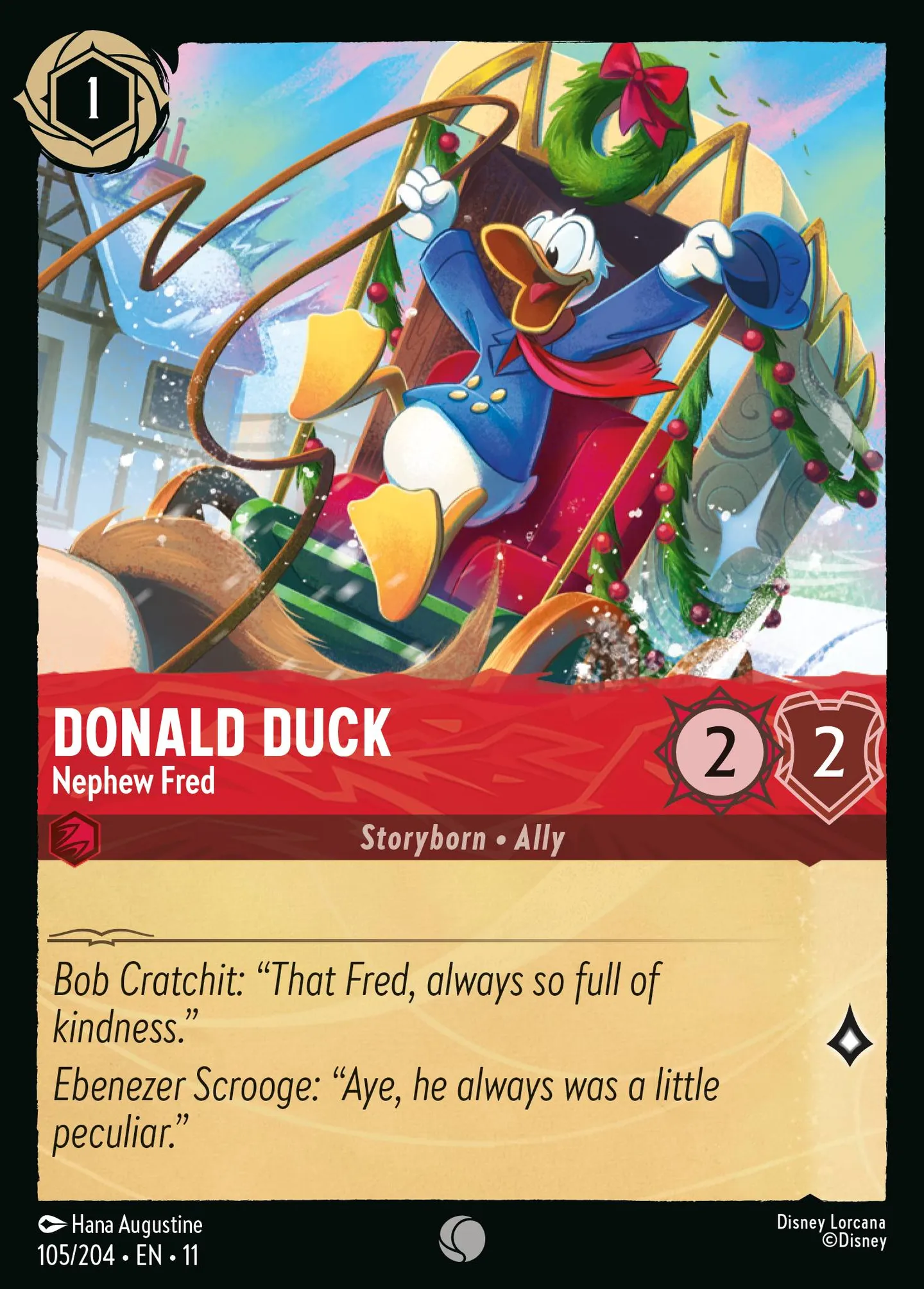 Donald Duck - Nephew Fred — Winterspell — Lorcana