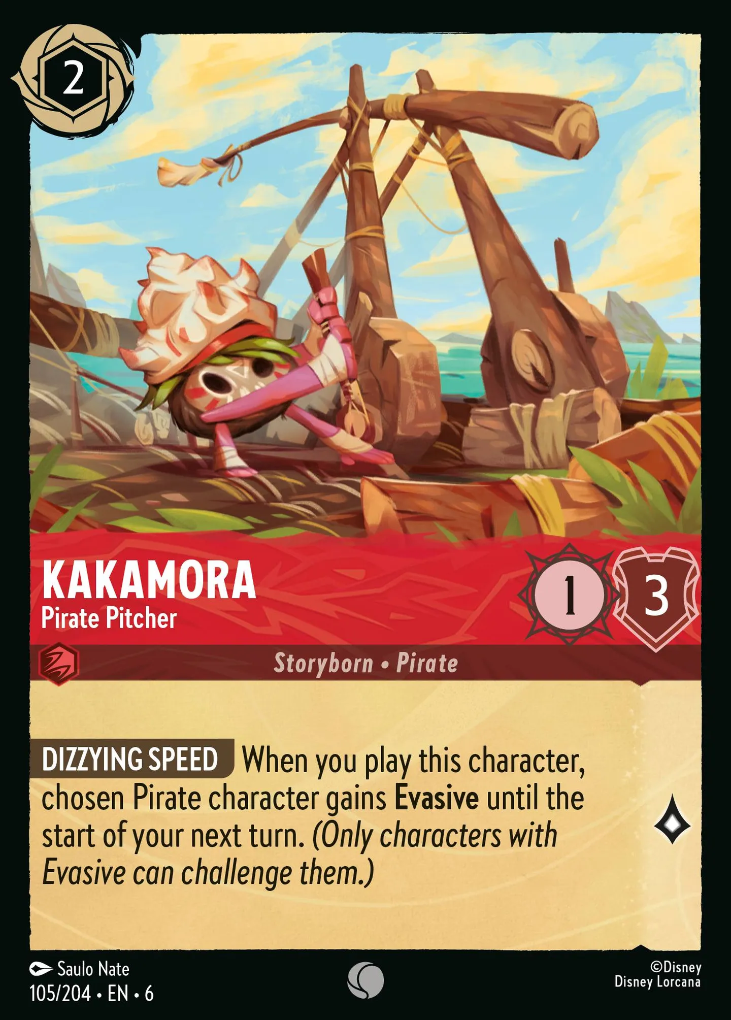 Kakamora - Pirate Pitcher — Azurite Sea — Lorcana