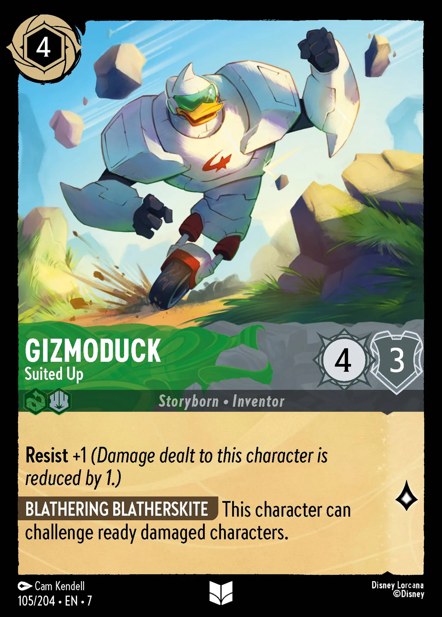 Gizmoduck - Suited Up — Archazia's Island — Lorcana