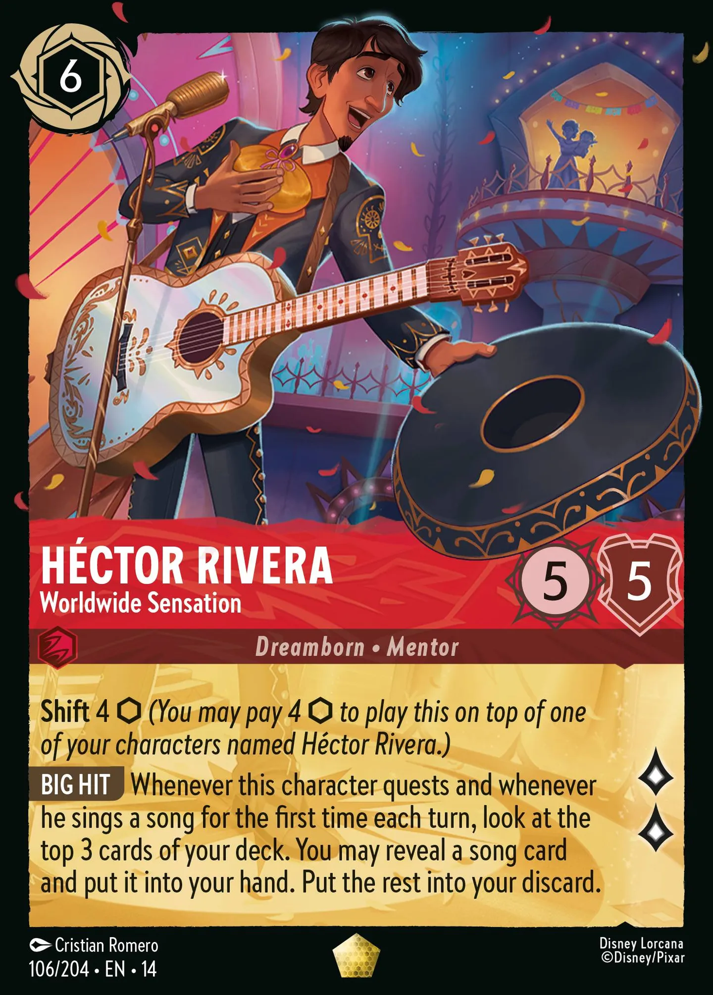 Héctor Rivera - Worldwide Sensation — Hyperia City — Lorcana