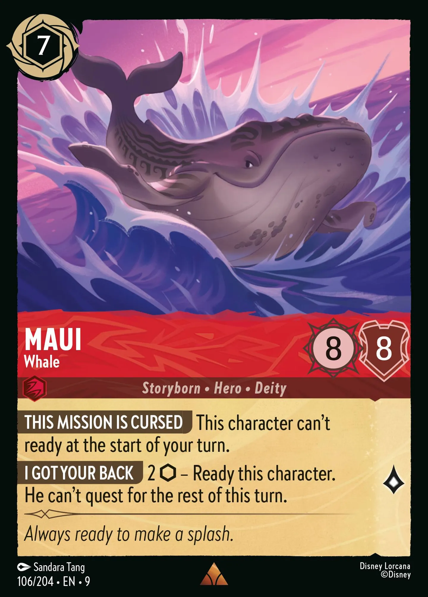 Maui - Whale — Fabled — Lorcana