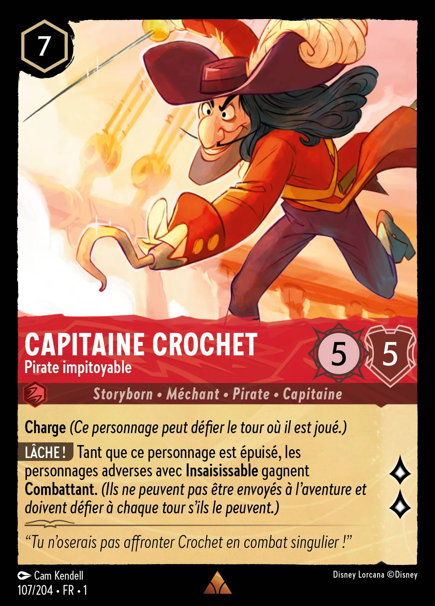 Capitaine Crochet - Pirate impitoyable — The First Chapter — Lorcana