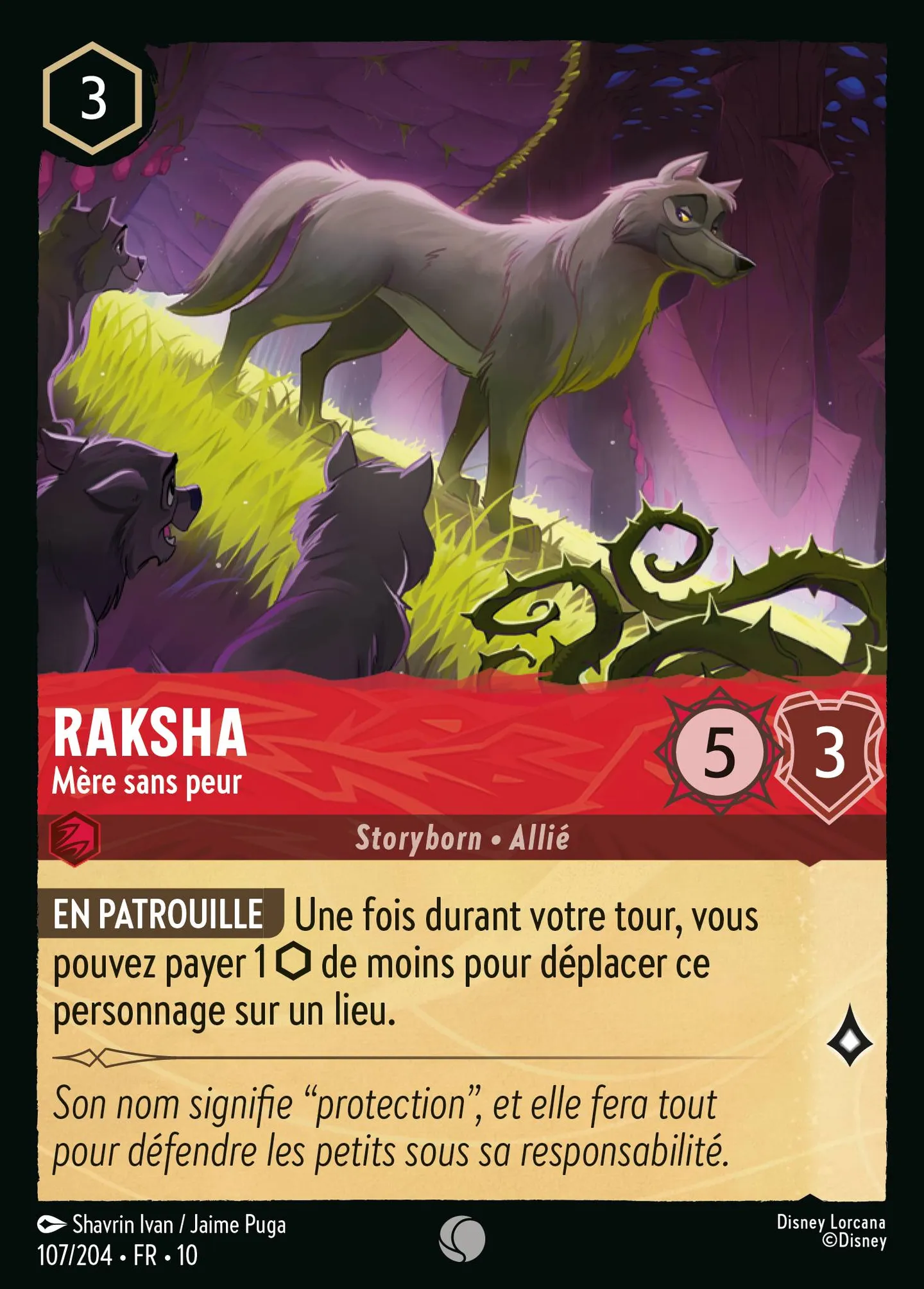 Raksha - Mère sans peur — Whispers in the Well — Lorcana