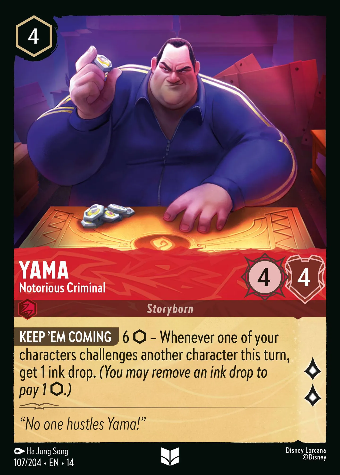 Yama - Notorious Criminal — Hyperia City — Lorcana