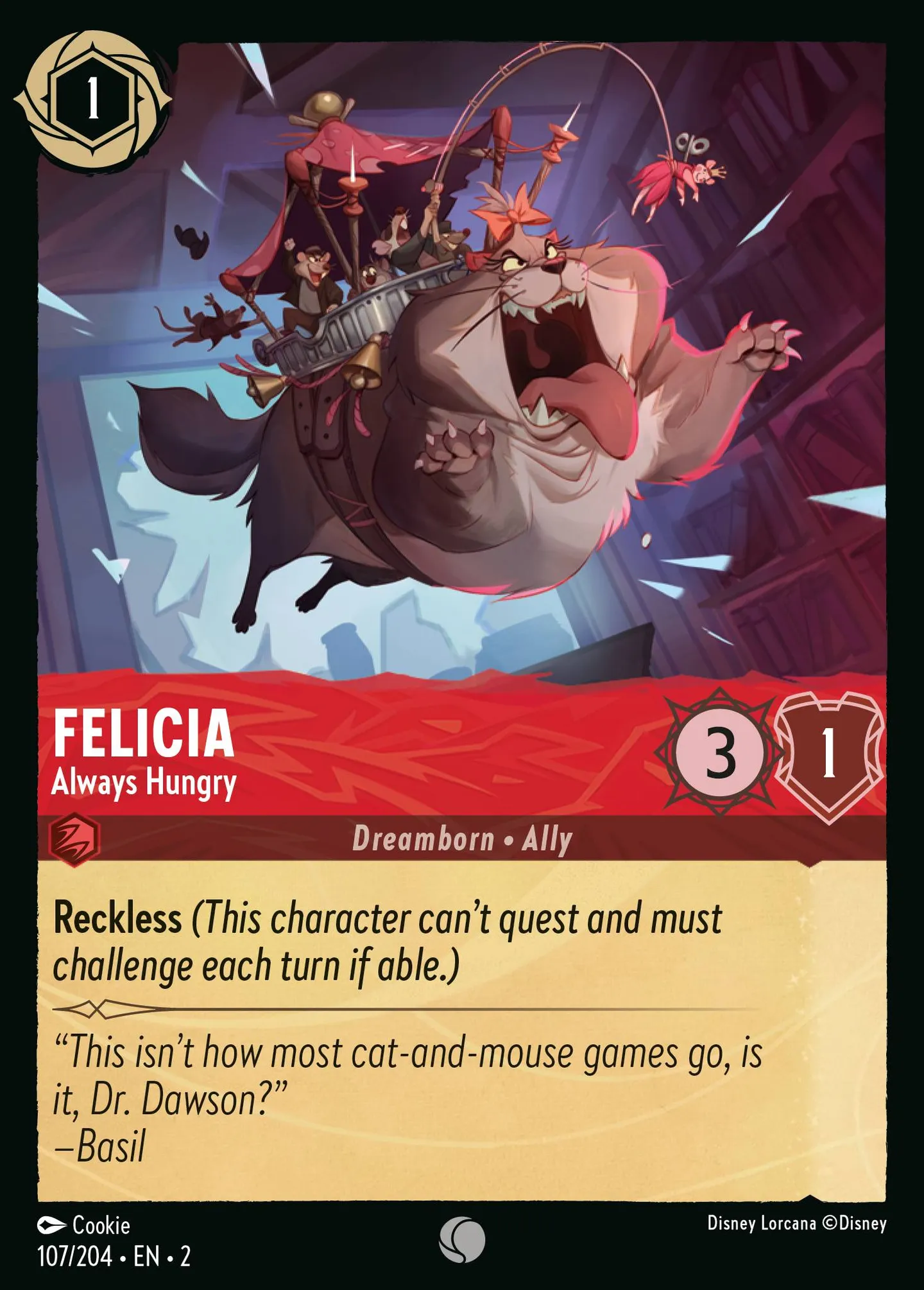 Felicia - Always Hungry — Rise of the Floodborn — Lorcana