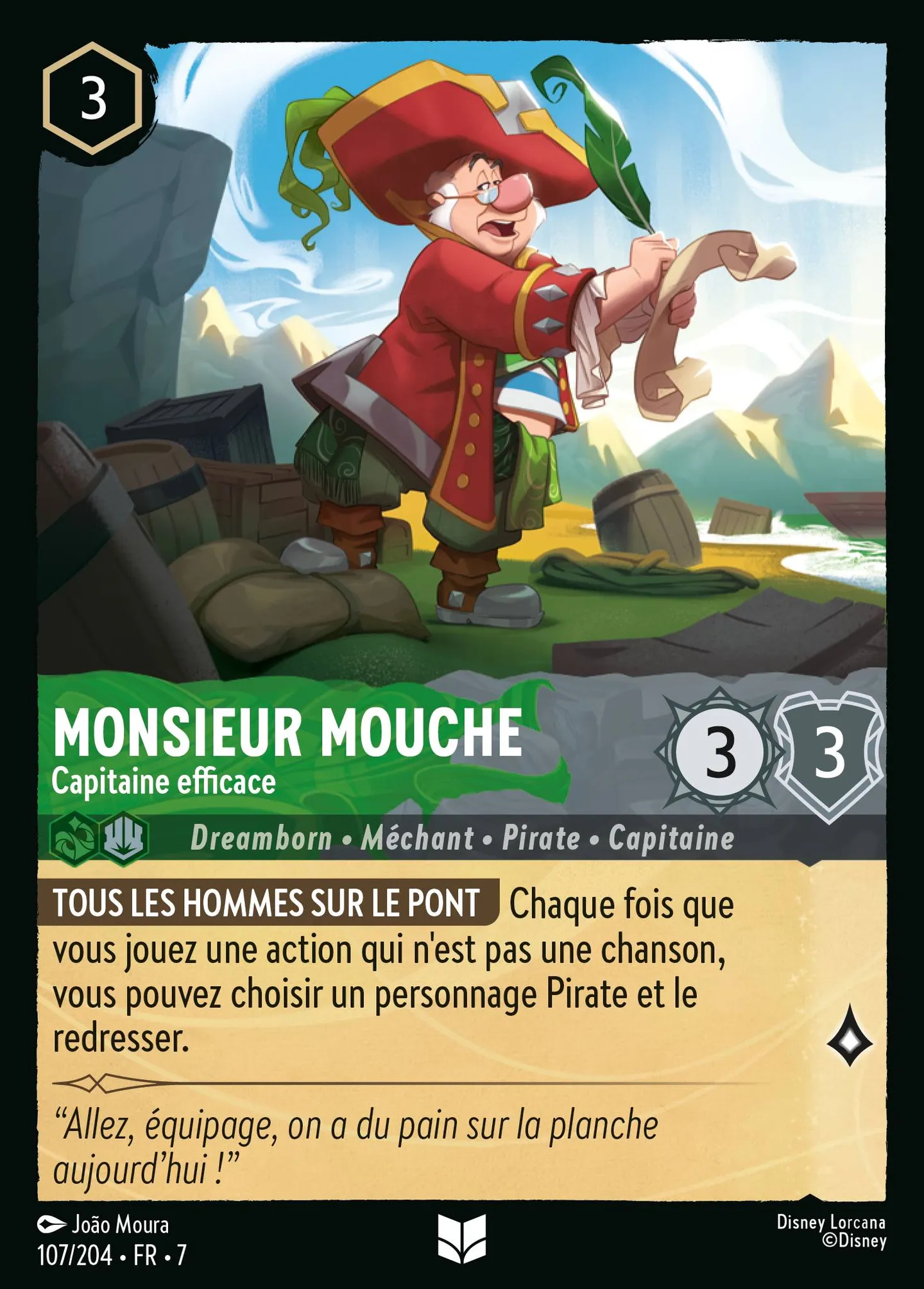 Monsieur Mouche - Capitaine efficace — Archazia's Island — Lorcana