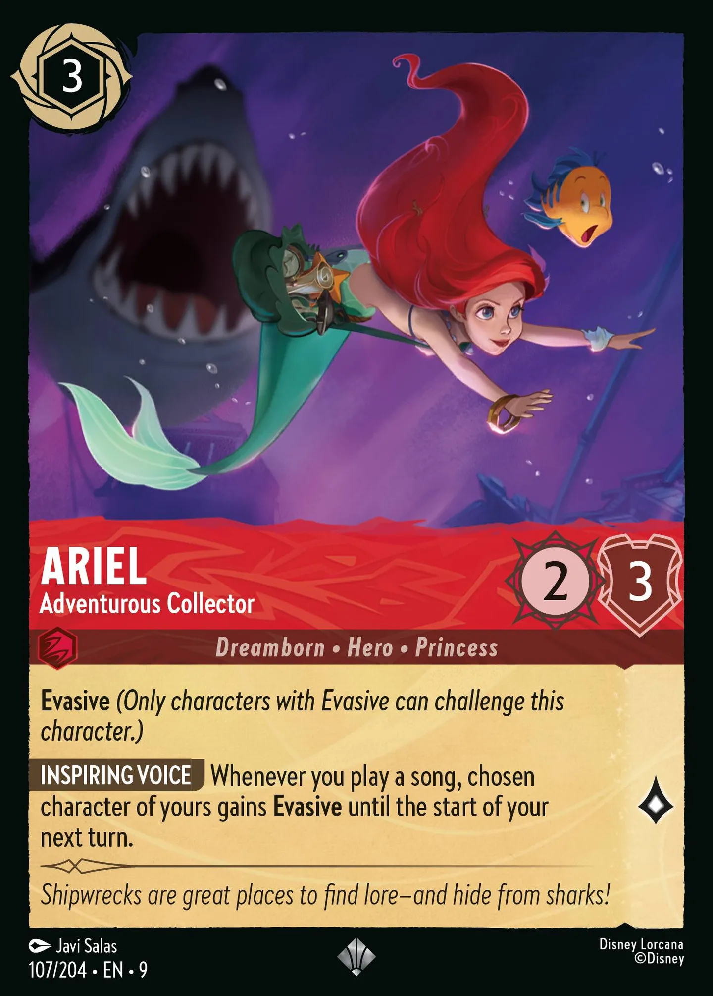 Ariel - Adventurous Collector — Fabled — Lorcana