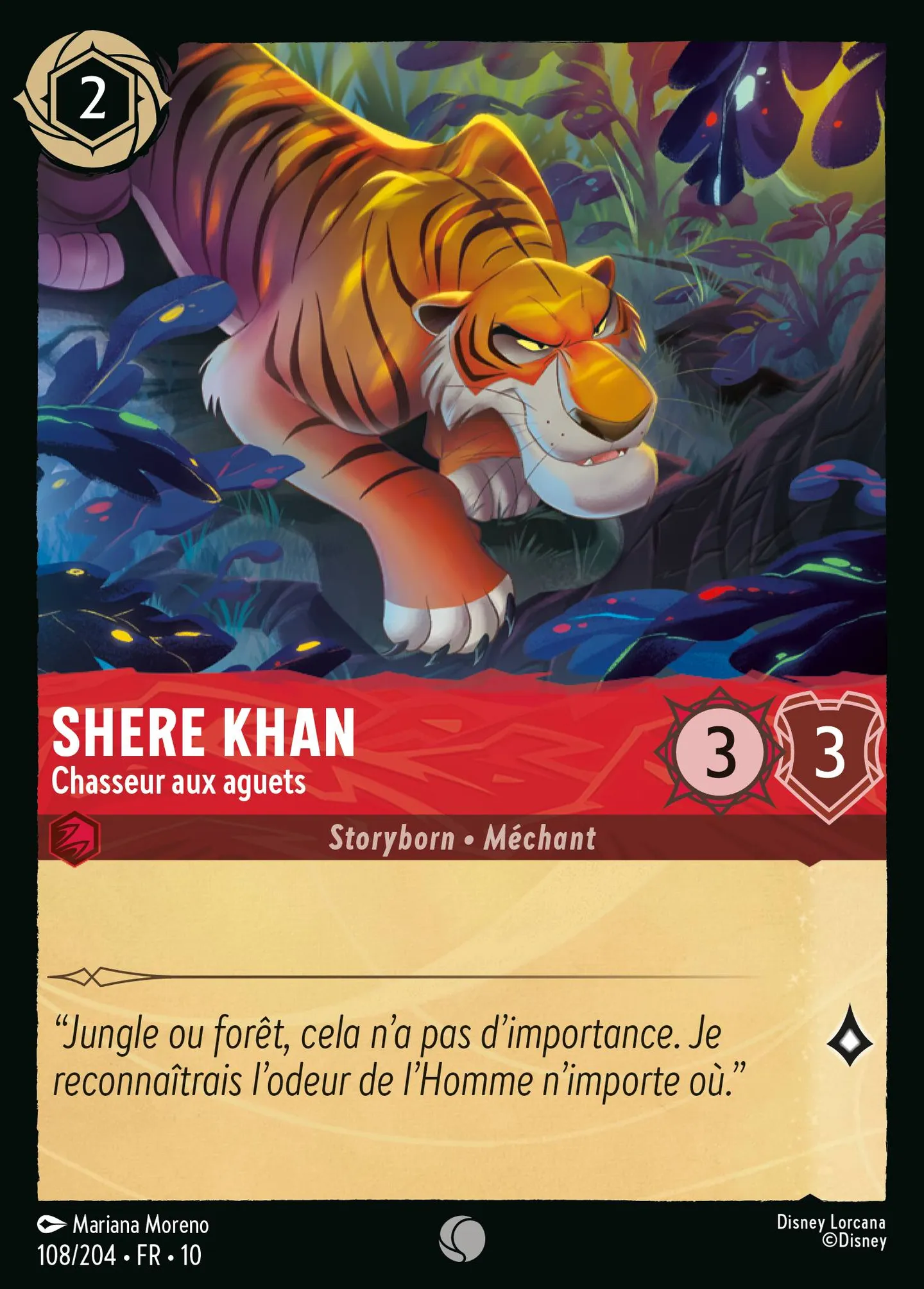 Shere Khan - Chasseur aux aguets — Whispers in the Well — Lorcana