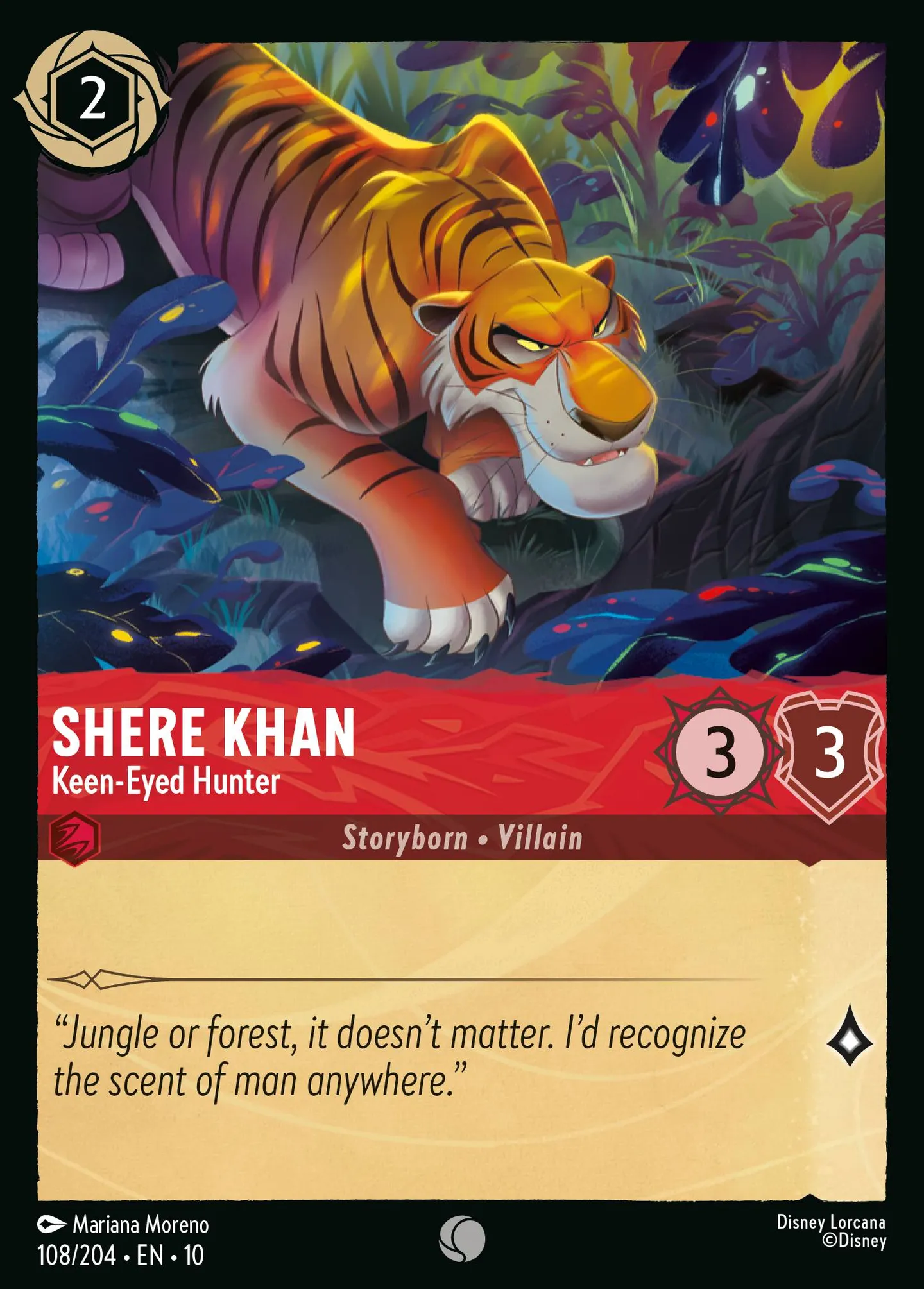 Shere Khan - Keen-Eyed Hunter — Whispers in the Well — Lorcana
