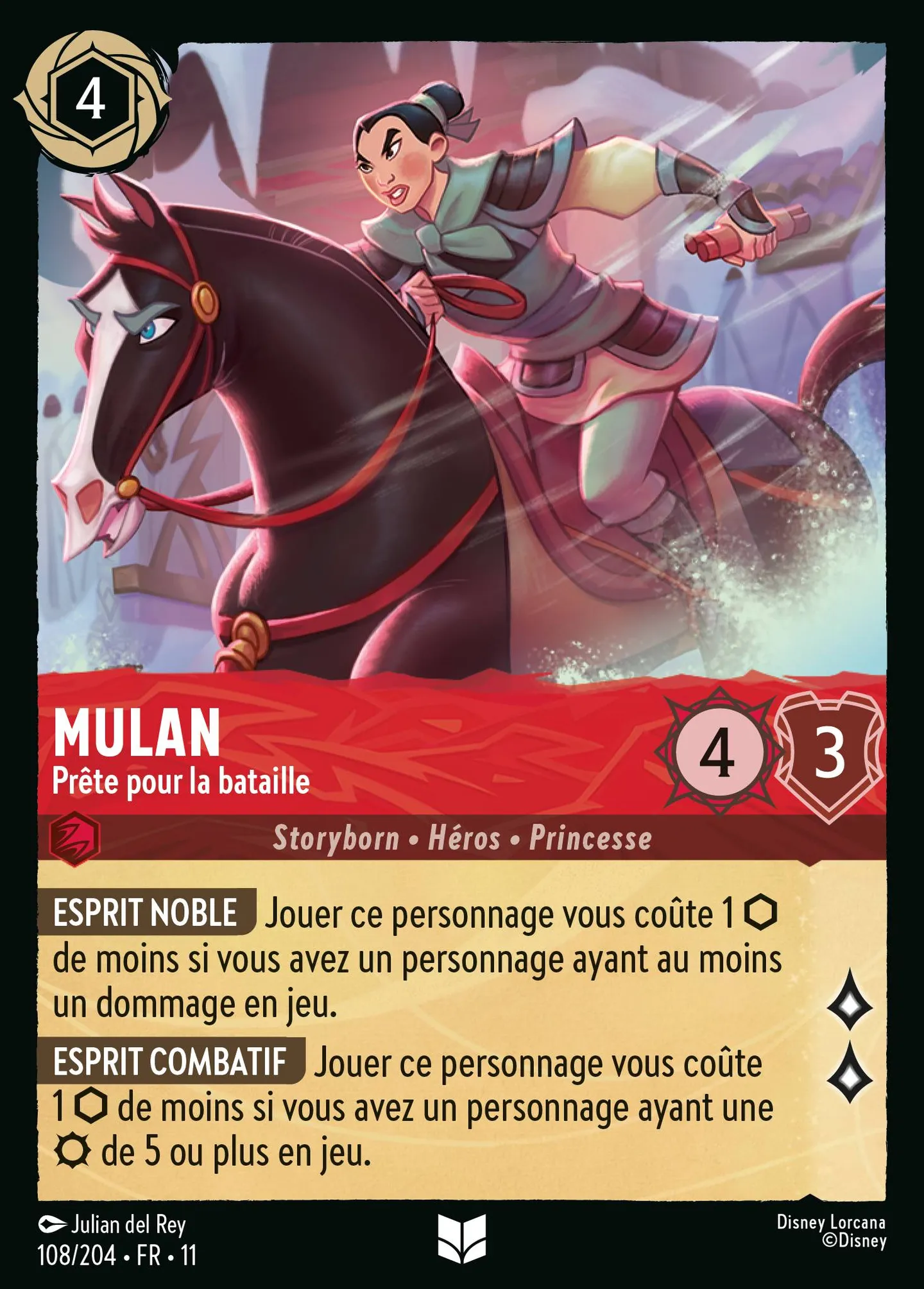 Mulan - Prête pour la bataille — Winterspell — Lorcana