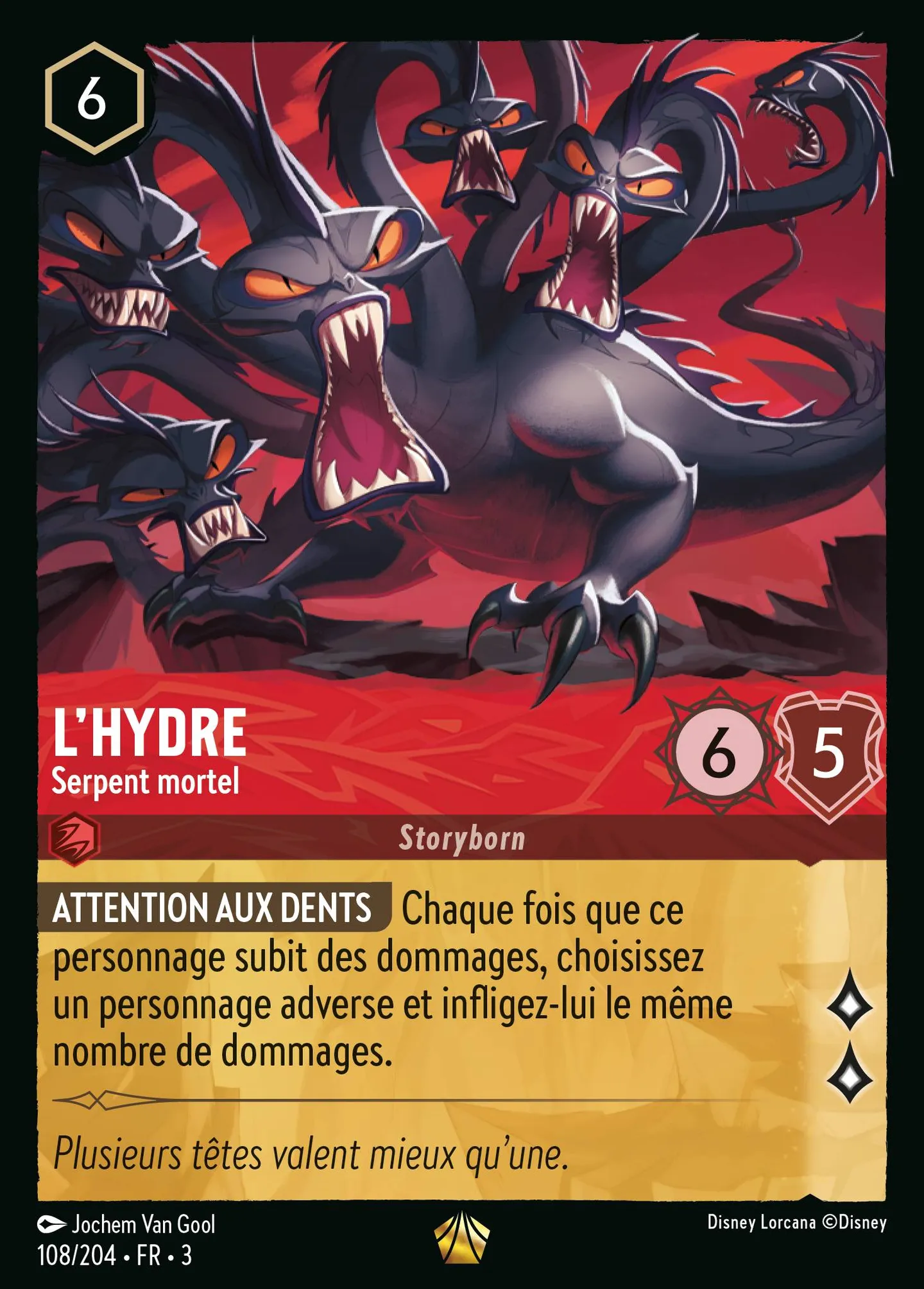 L'Hydre - Serpent mortel — Into the Inklands — Lorcana