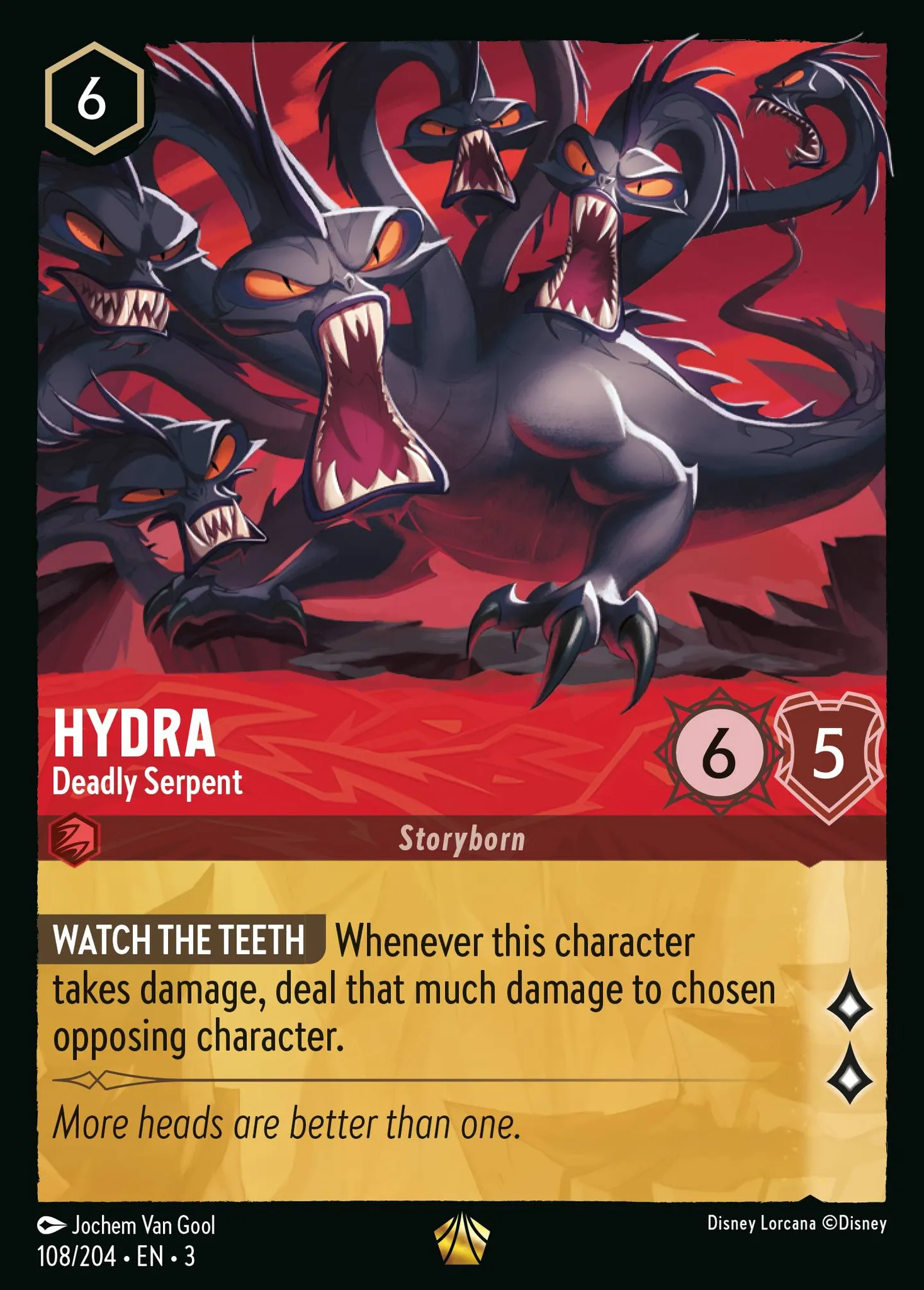 L'Hydre - Serpent mortel — Into the Inklands — Lorcana